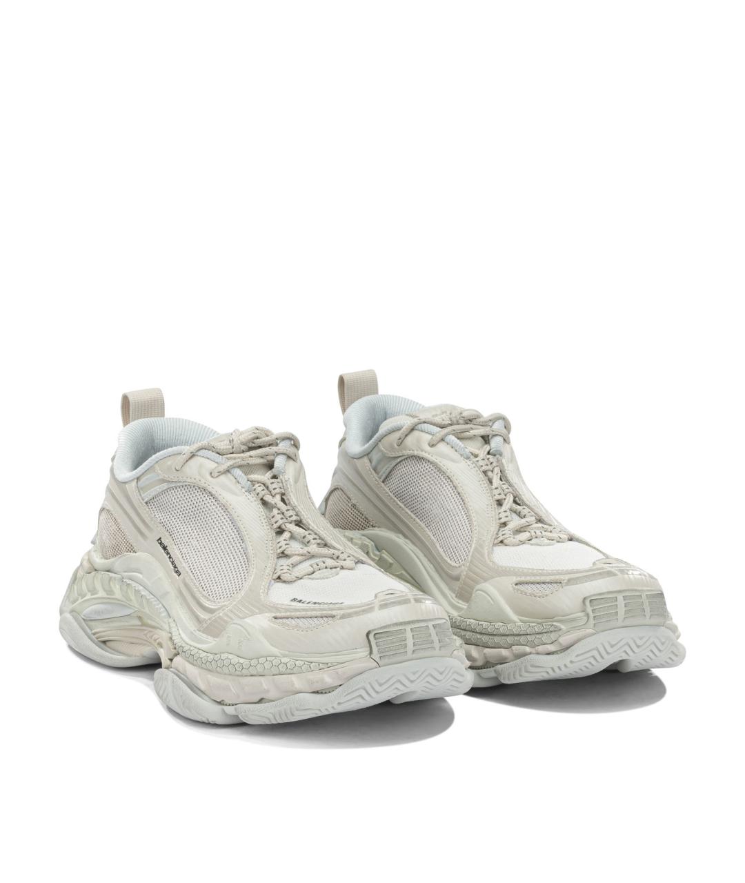 BALENCIAGA Белые текстильные кроссовки, фото 2