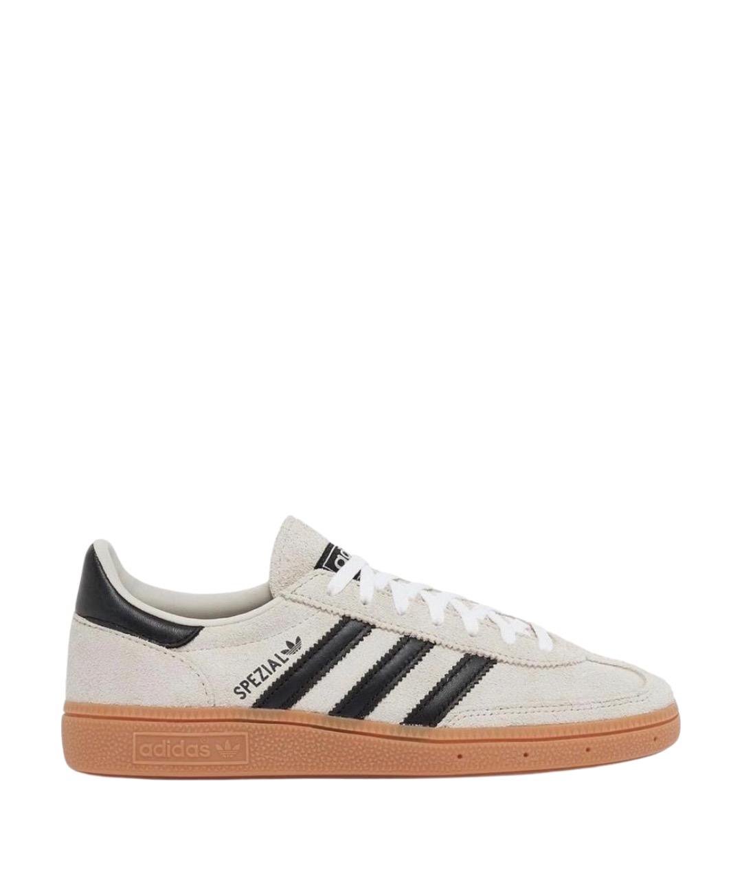 ADIDAS Бежевые замшевые кроссовки, фото 1