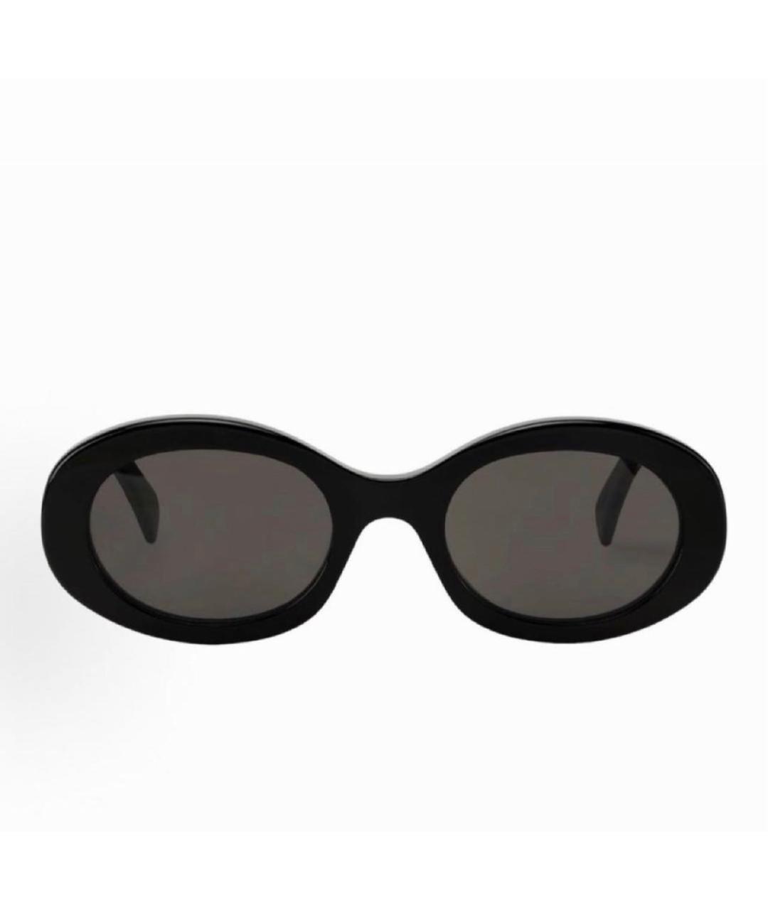 CELINE Черные пластиковые солнцезащитные очки, фото 3