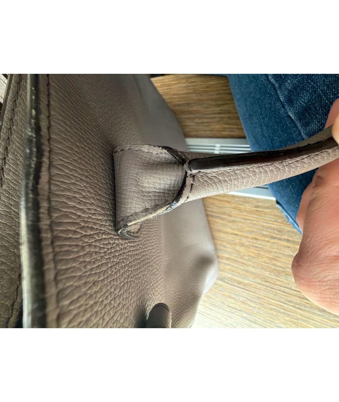 BURBERRY Розовая кожаная сумка через плечо, фото 6