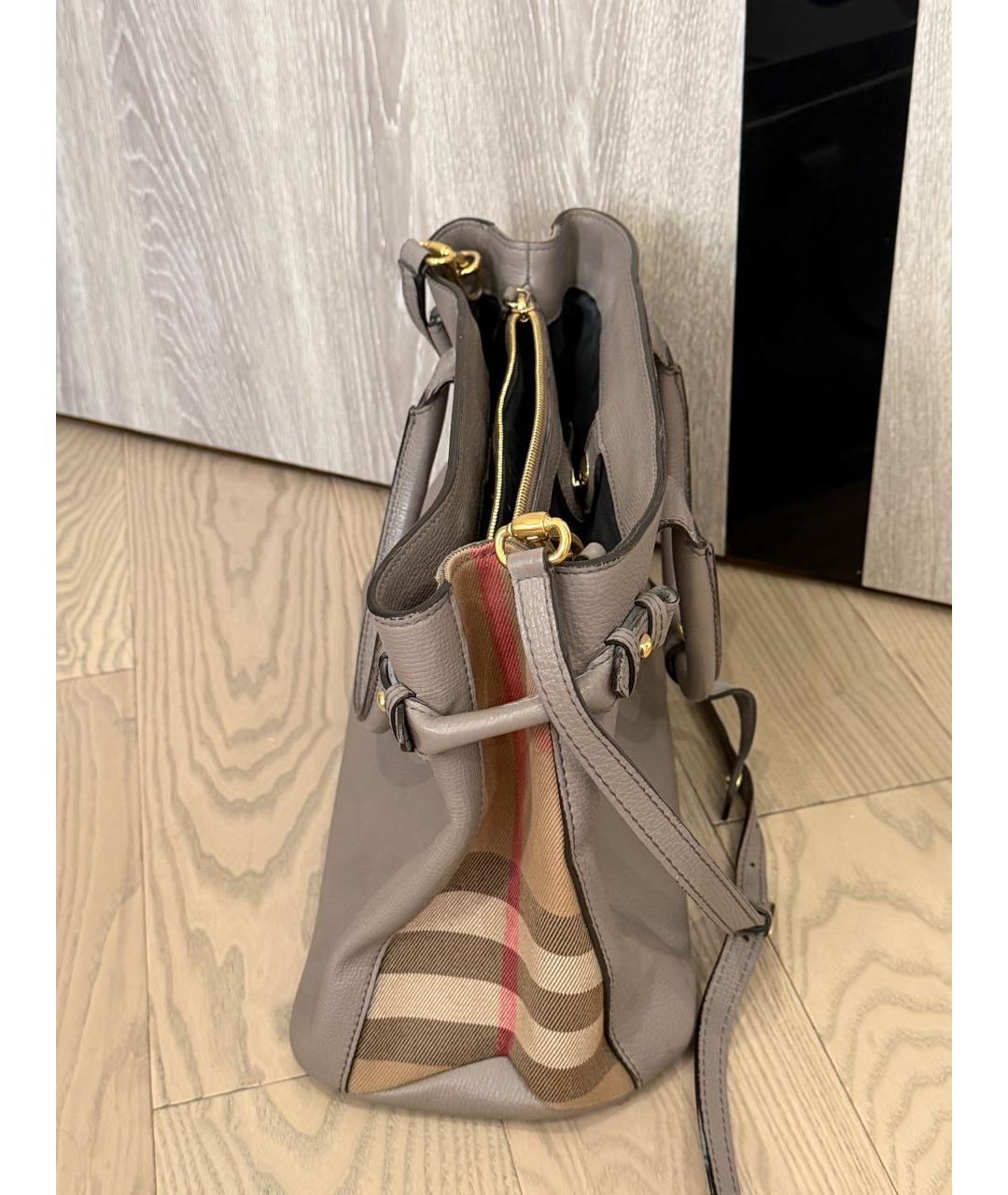 BURBERRY Розовая кожаная сумка через плечо, фото 2