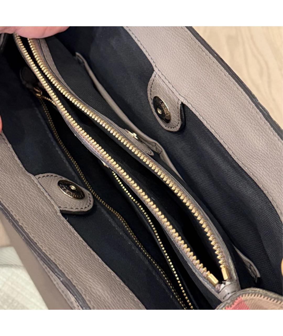 BURBERRY Розовая кожаная сумка через плечо, фото 4
