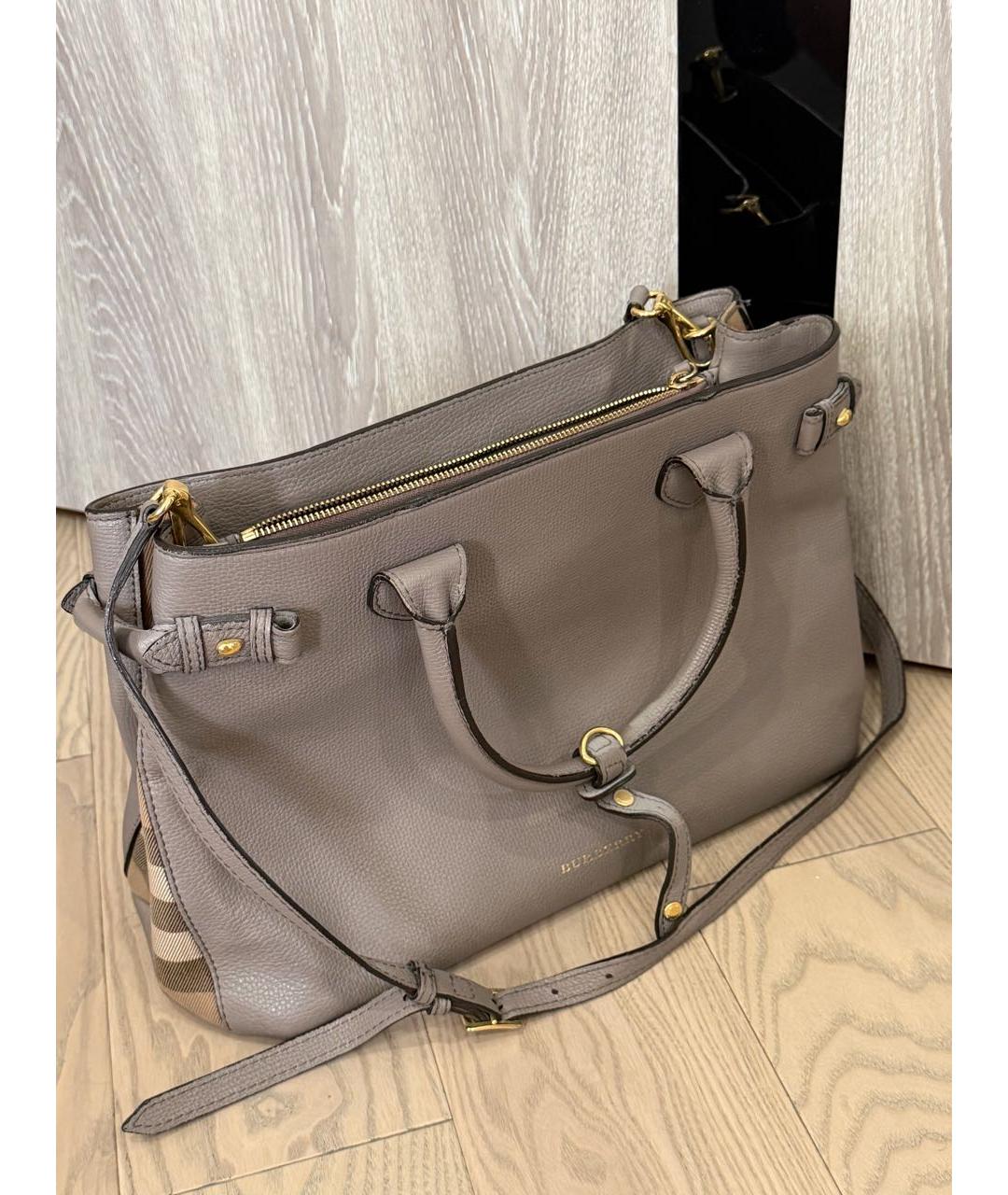 BURBERRY Розовая кожаная сумка через плечо, фото 9