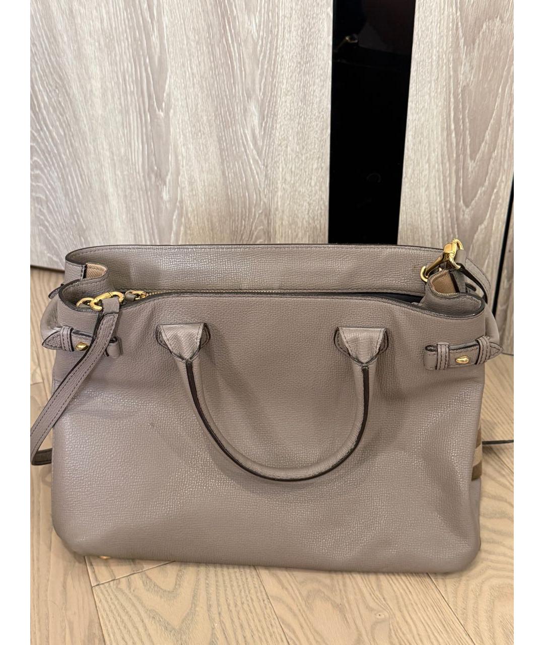 BURBERRY Розовая кожаная сумка через плечо, фото 3