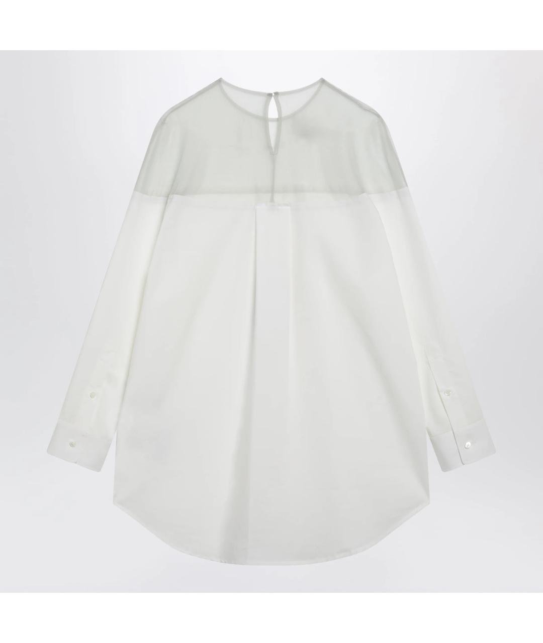 MM6 MAISON MARGIELA Белая хлопковая рубашка, фото 2