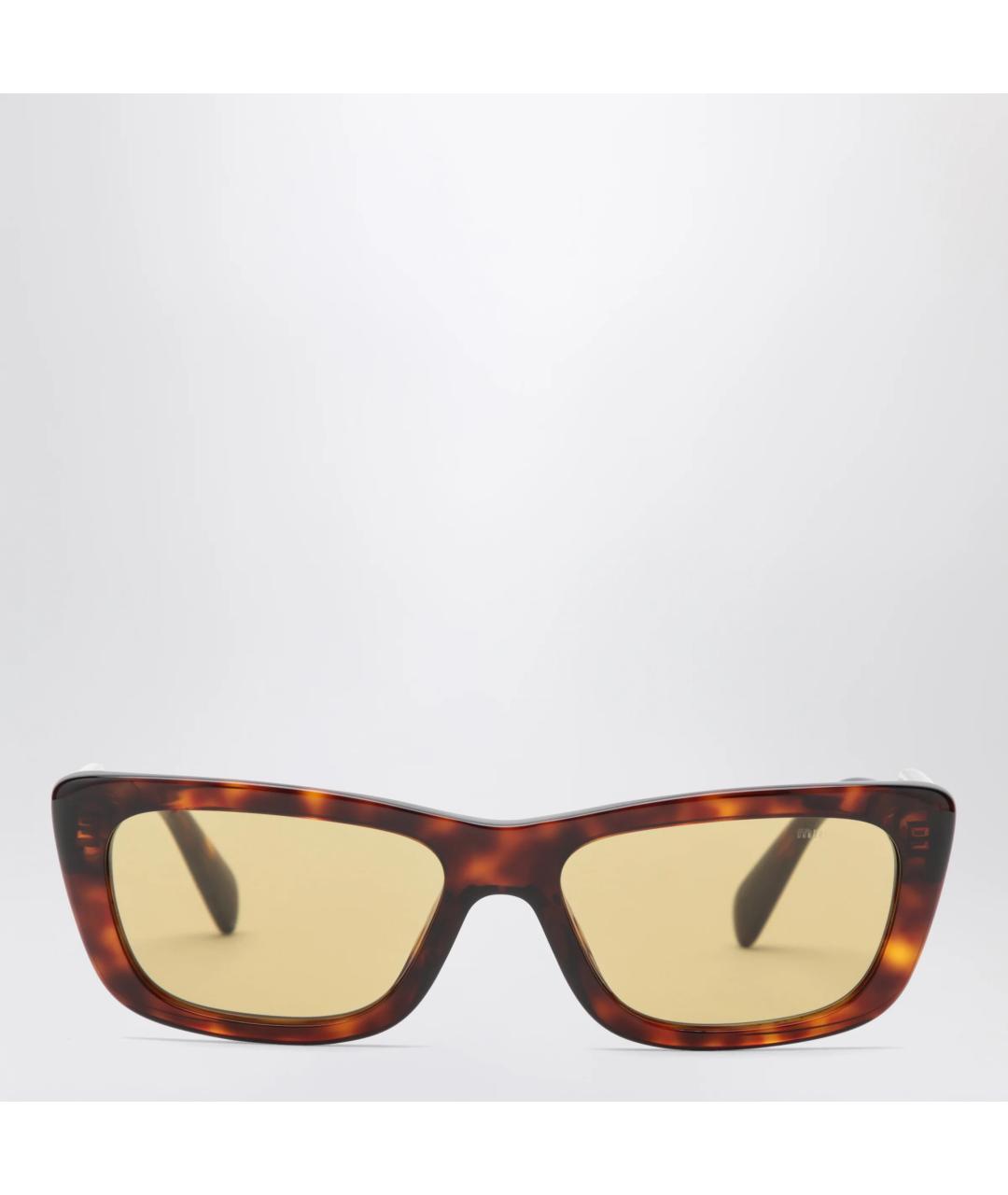 MIU MIU Мульти пластиковые солнцезащитные очки, фото 3