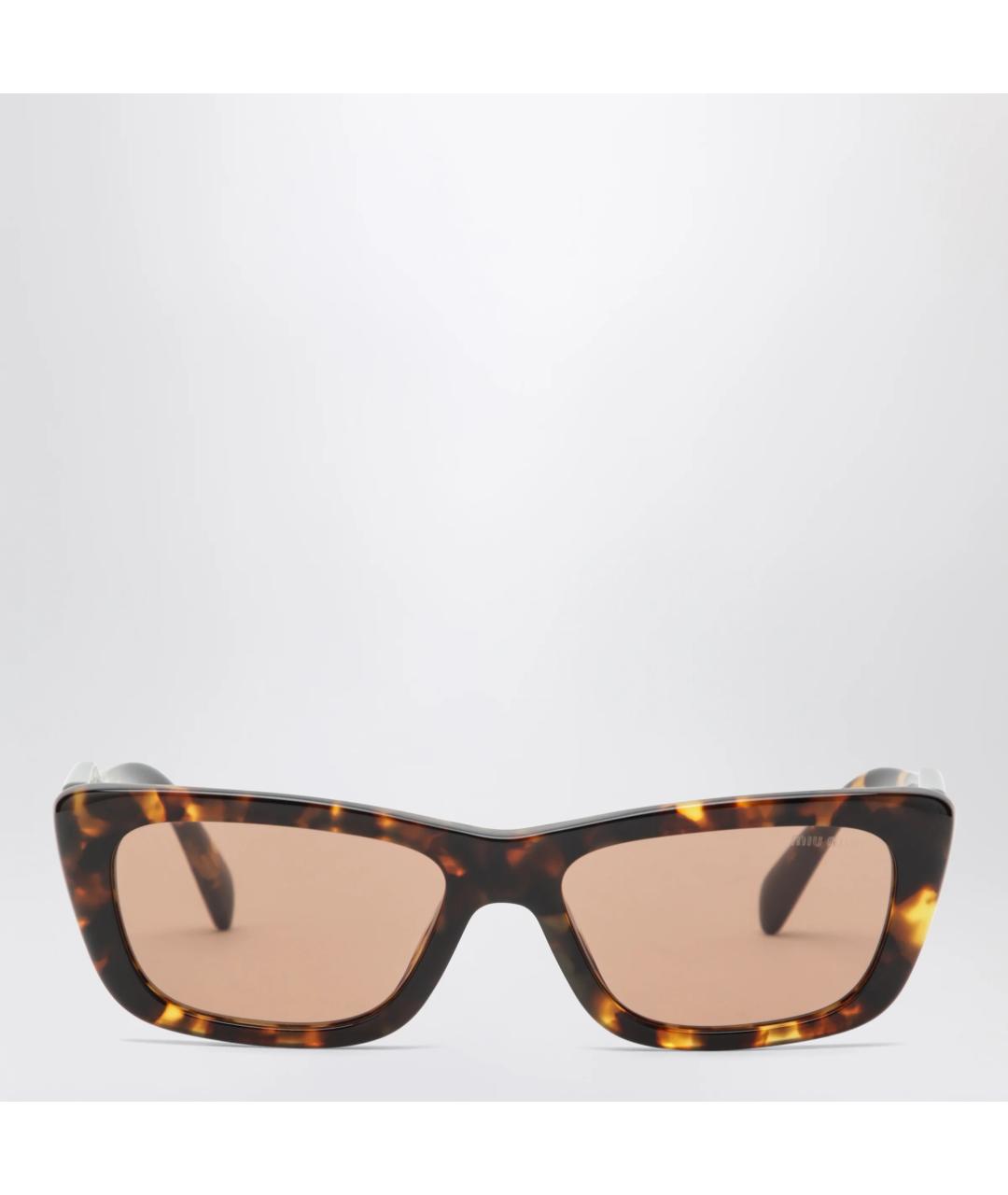 MIU MIU Мульти пластиковые солнцезащитные очки, фото 3