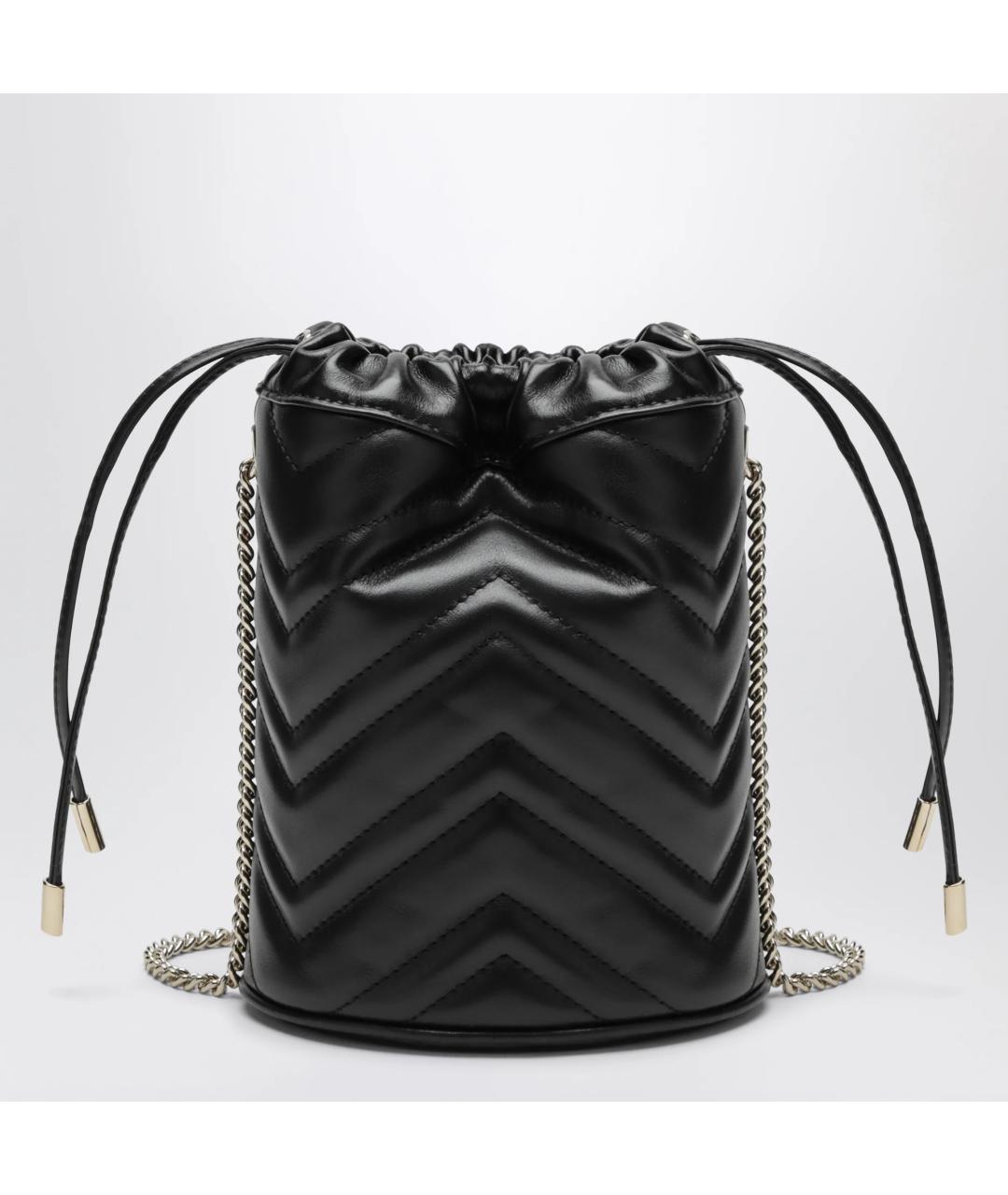 GUCCI Черная кожаная сумка тоут, фото 2