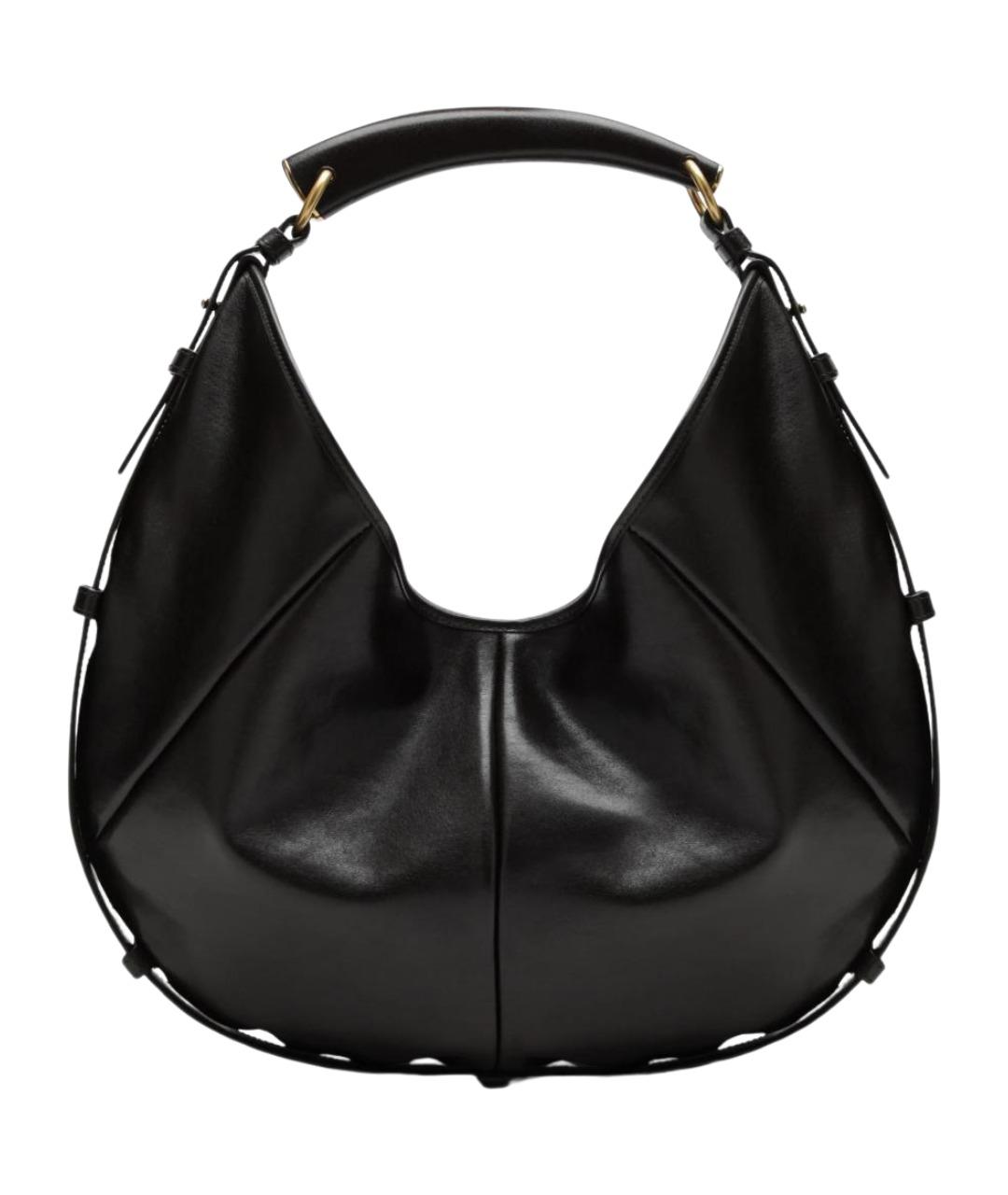 SAINT LAURENT Коричневая кожаная сумка через плечо, фото 1