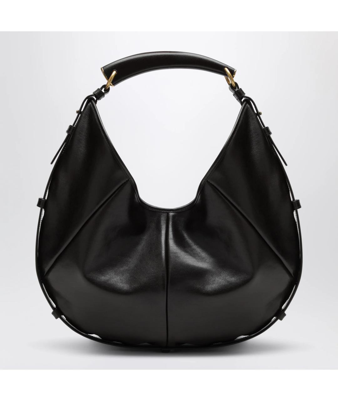 SAINT LAURENT Коричневая кожаная сумка через плечо, фото 3