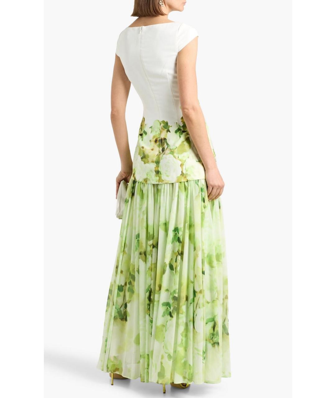 BADGLEY MISCHKA Зеленое полиэстеровое платье, фото 3