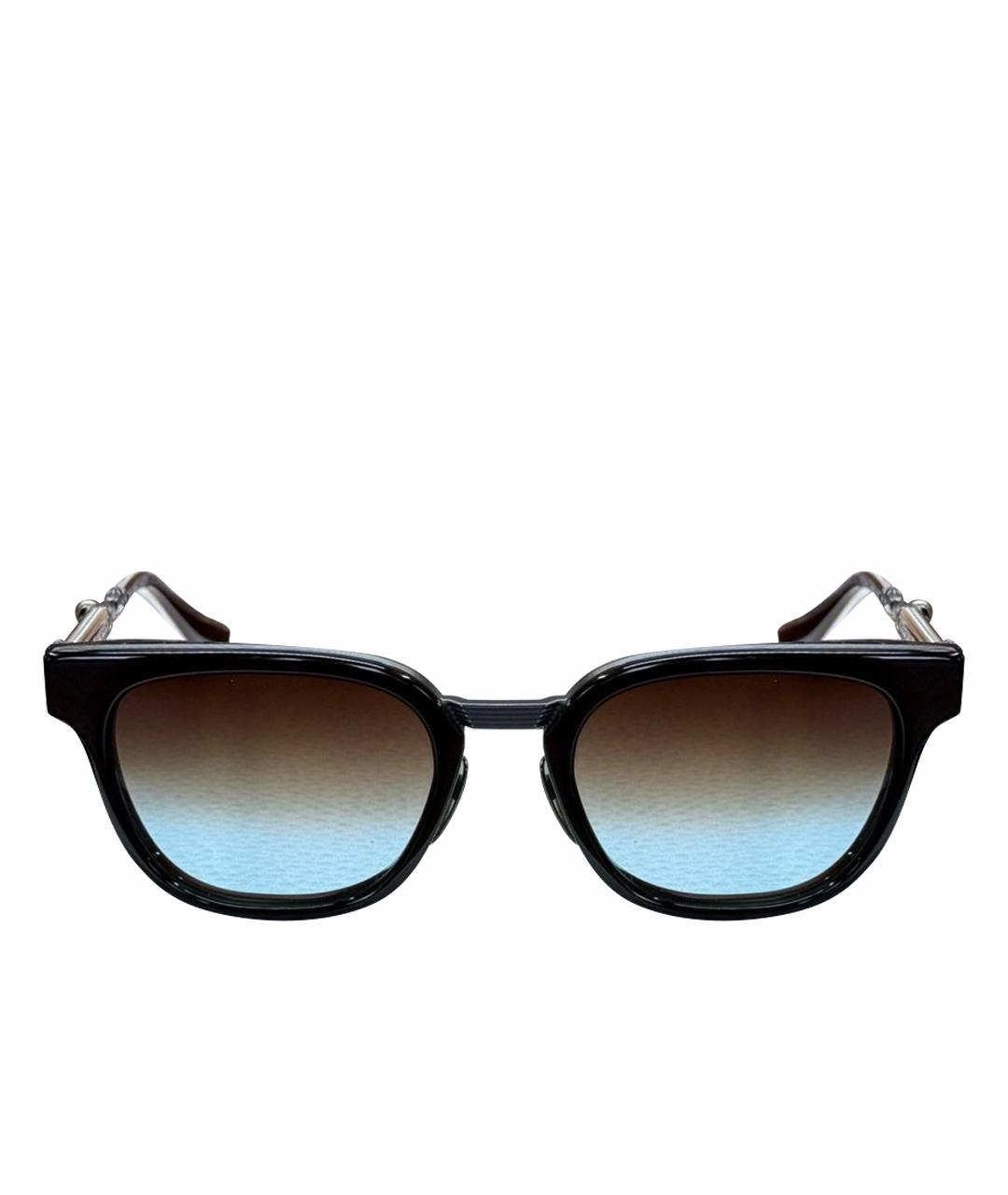 CHROME HEARTS Черные пластиковые солнцезащитные очки, фото 1