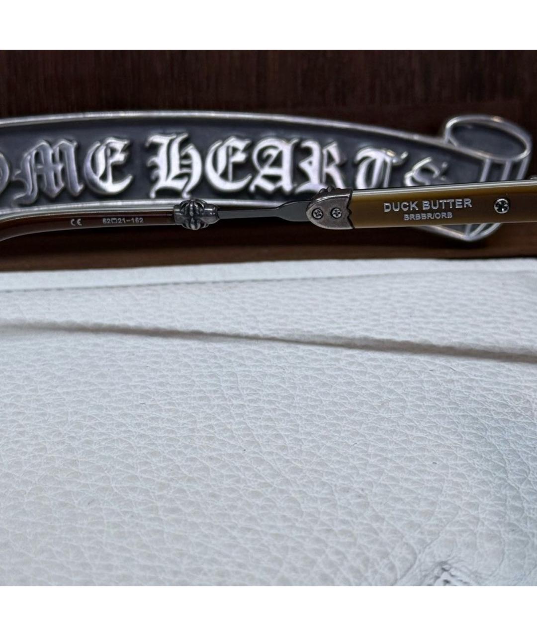 CHROME HEARTS Черные пластиковые солнцезащитные очки, фото 5