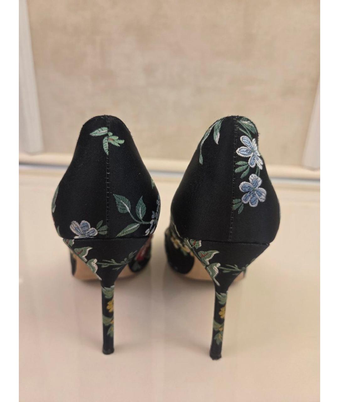 MANOLO BLAHNIK Мульти текстильные туфли, фото 4