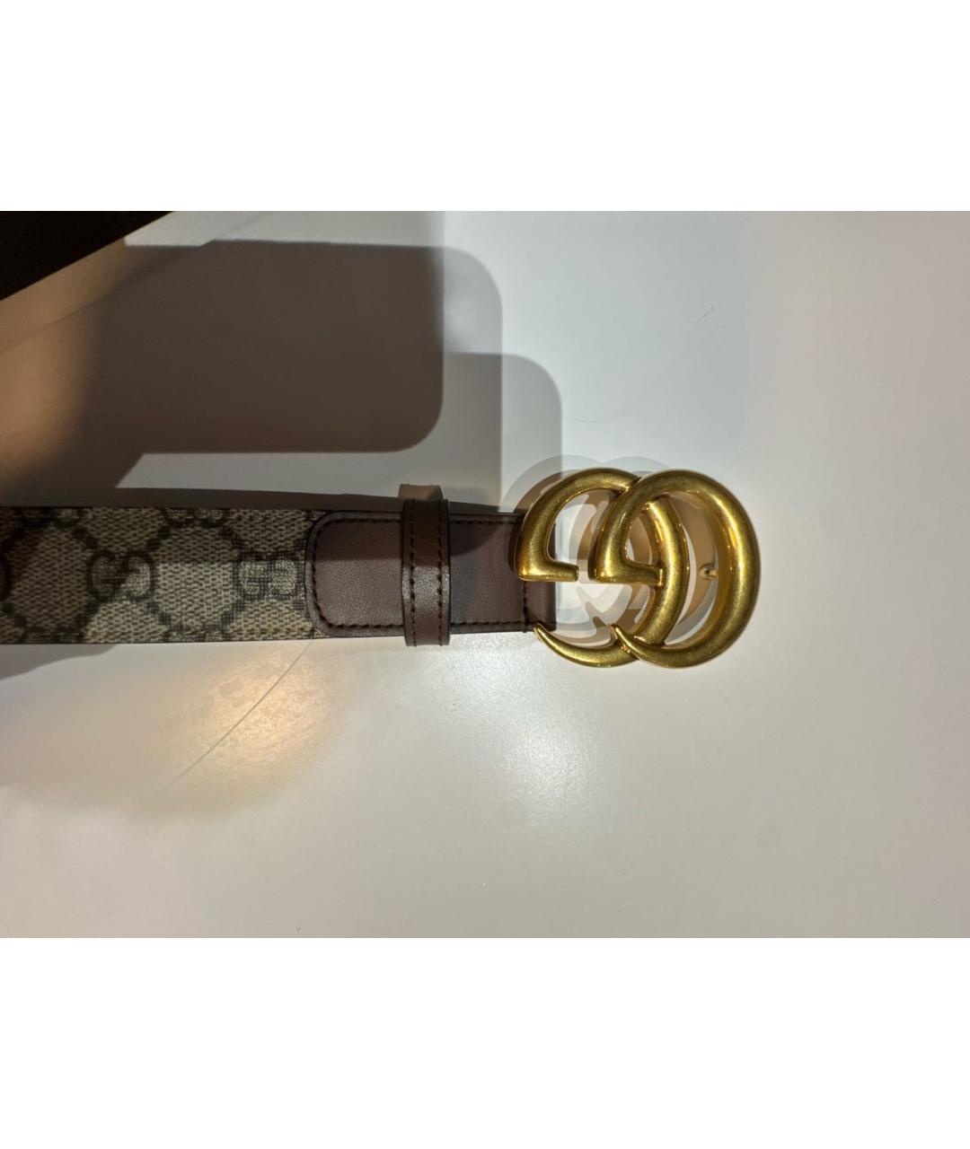GUCCI Коричневый кожаный ремень, фото 2