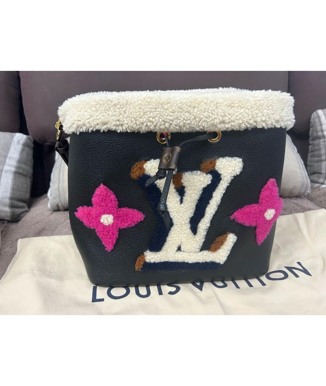 LOUIS VUITTON Коричневая кожаная сумка тоут, фото 9
