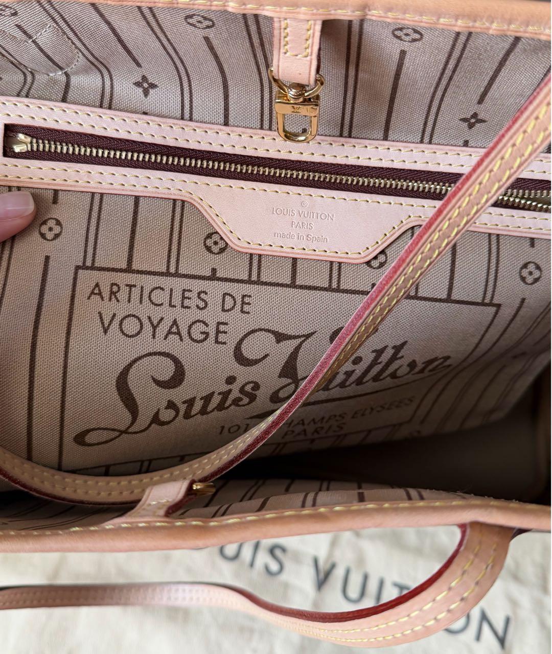 LOUIS VUITTON Коричневая сумка тоут, фото 5