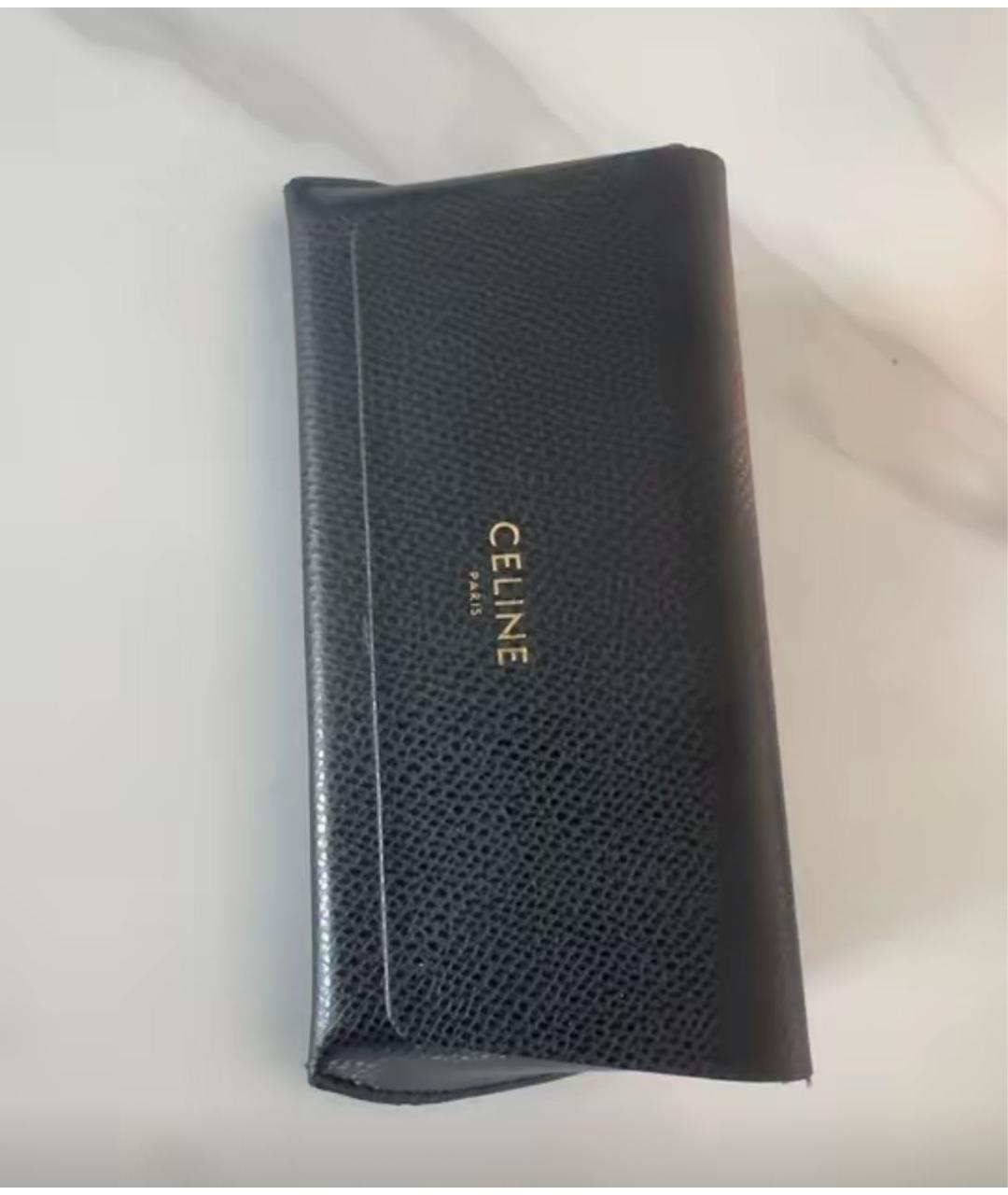CELINE Серебряные металлические солнцезащитные очки, фото 6