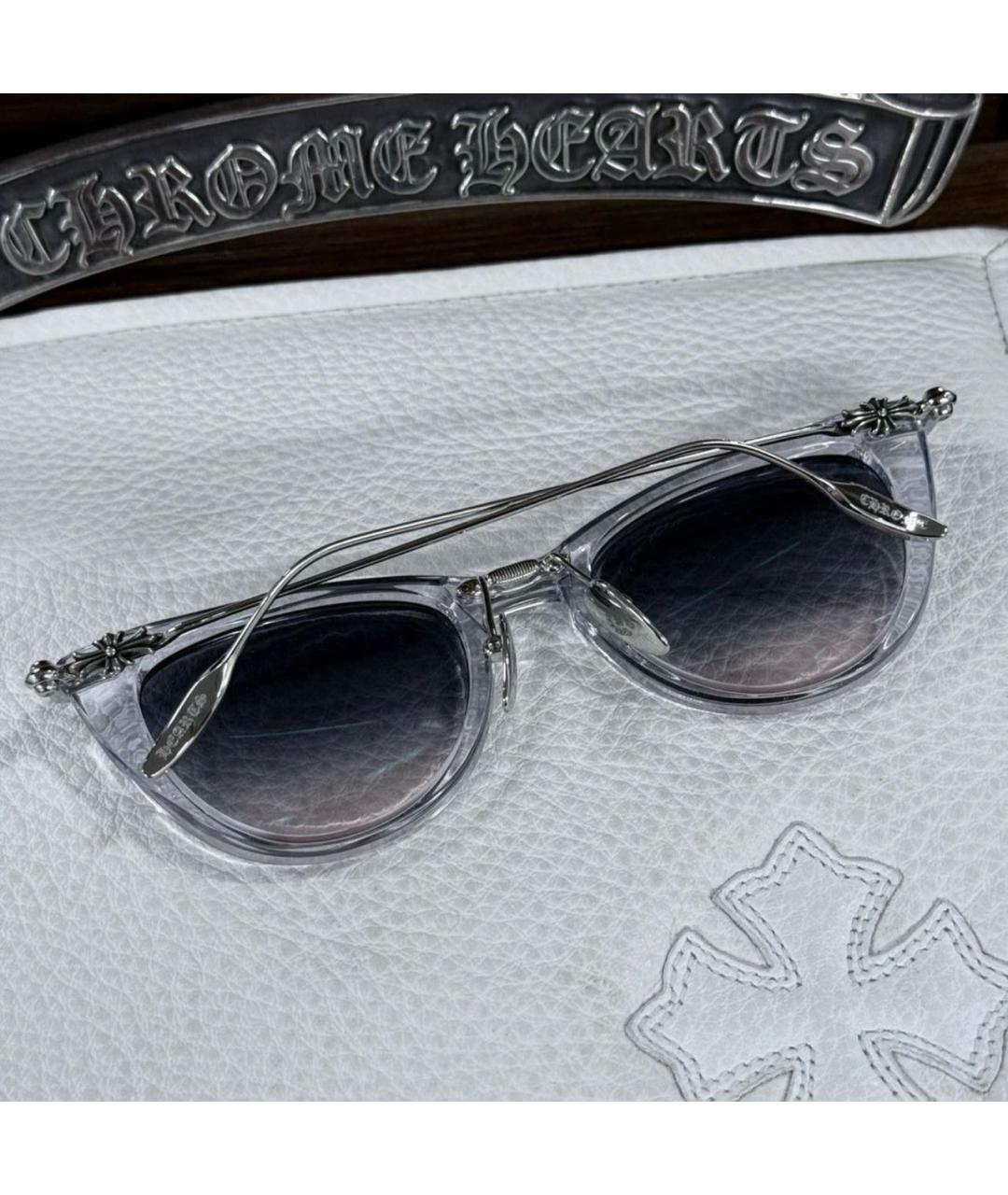 CHROME HEARTS Пластиковые солнцезащитные очки, фото 4