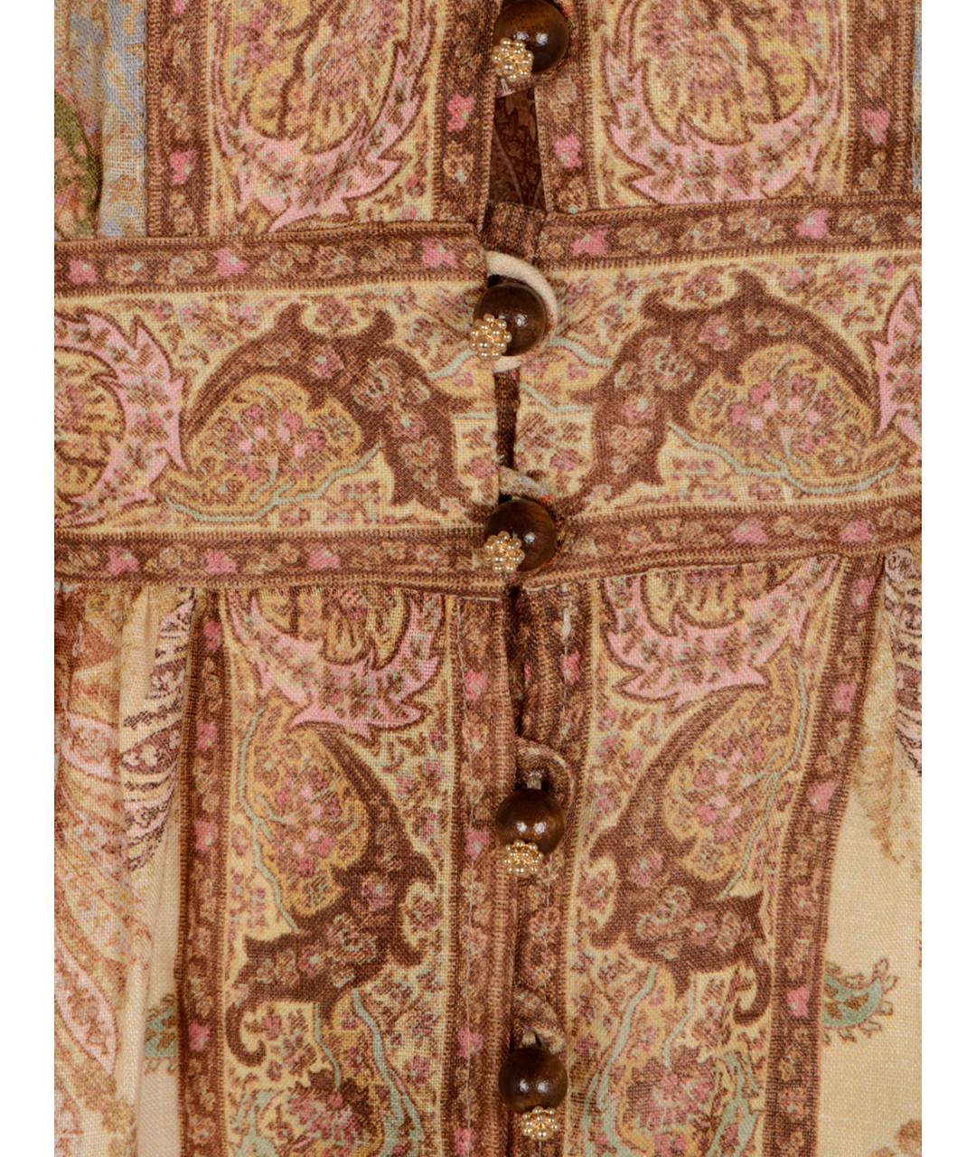 ZIMMERMANN Мульти платье, фото 3