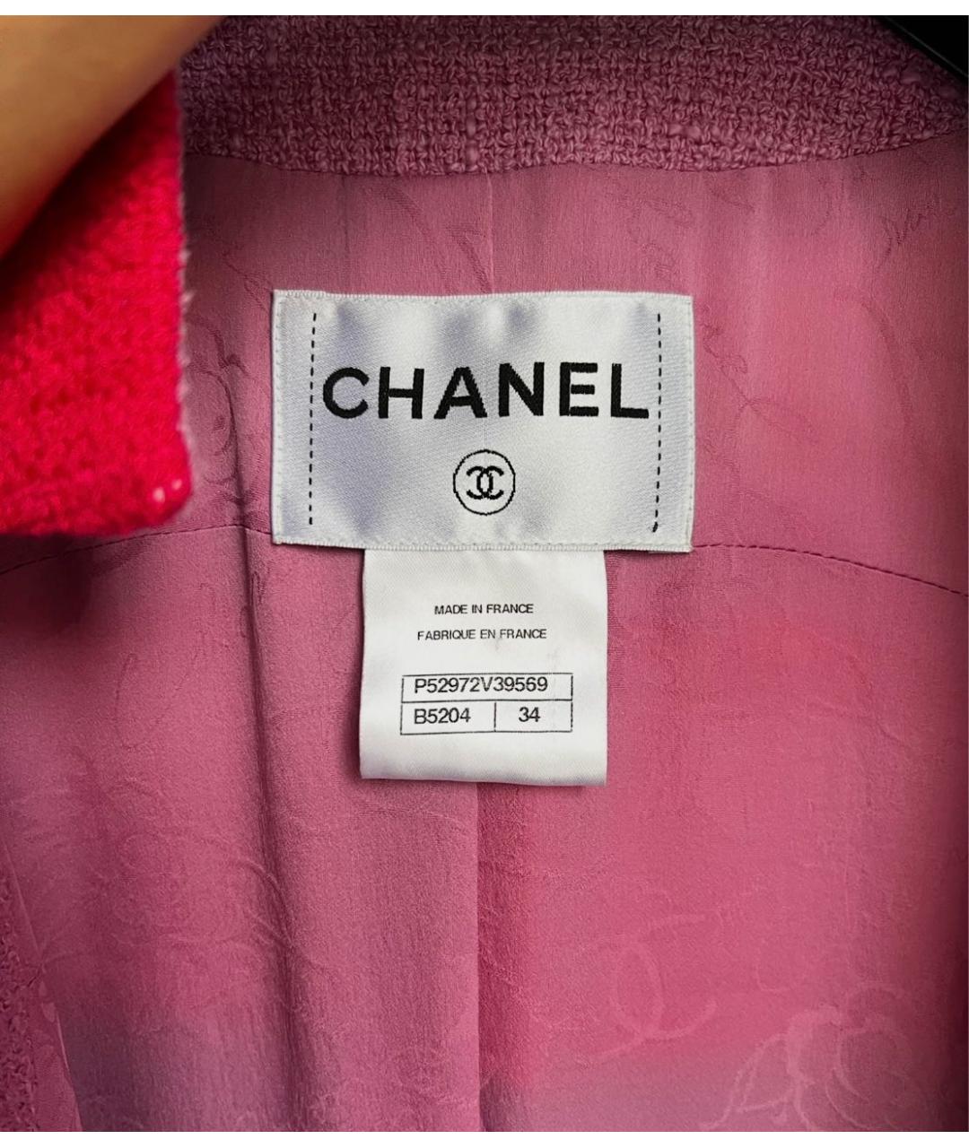 CHANEL Мульти твидовый жакет/пиджак, фото 7