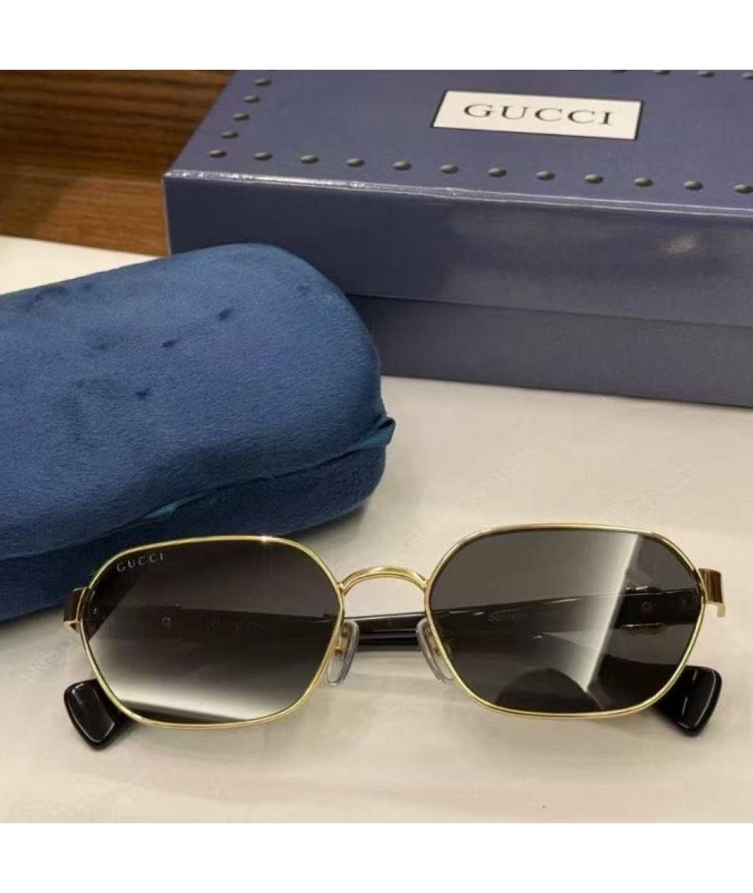 GUCCI Черные пластиковые солнцезащитные очки, фото 6