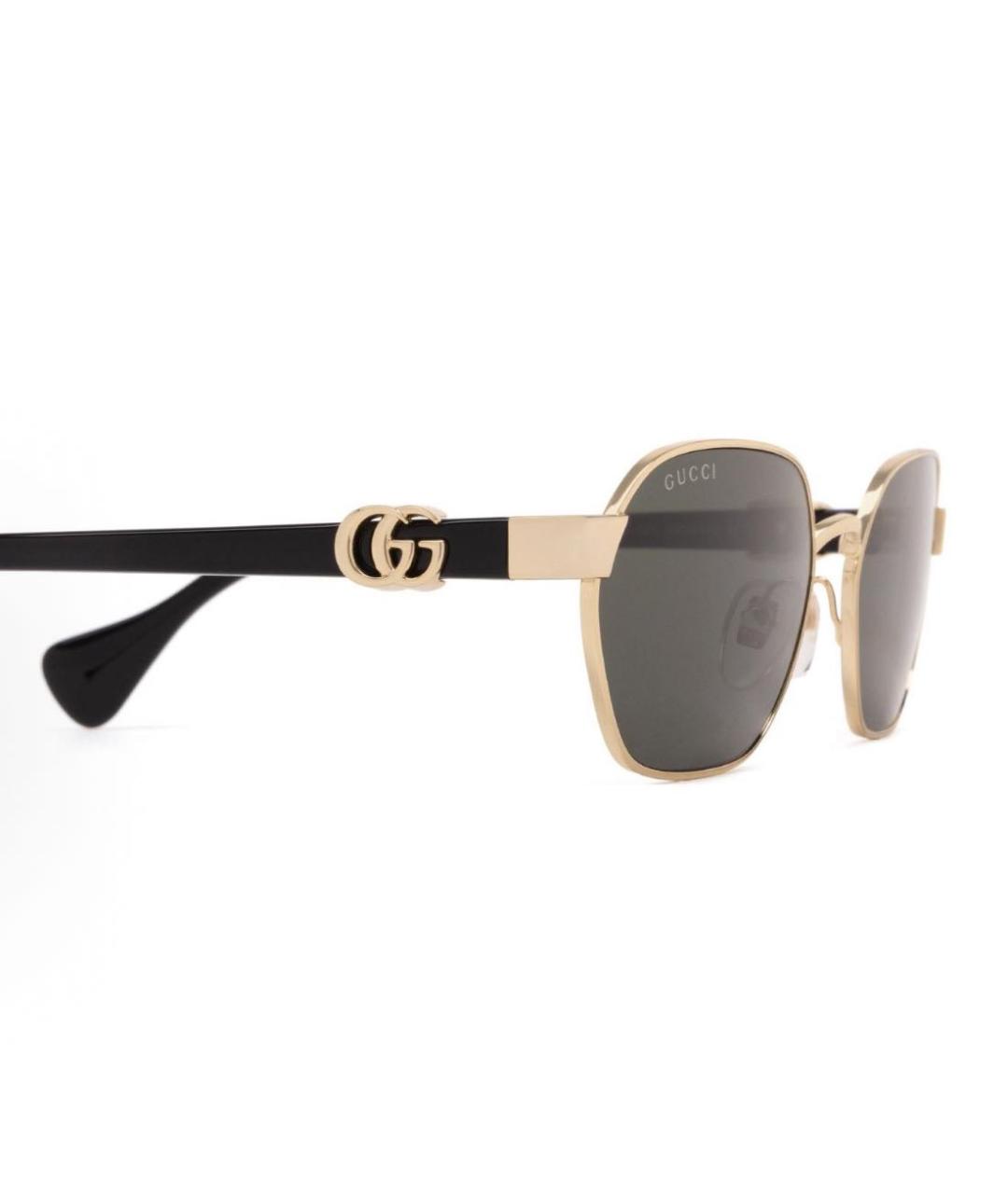 GUCCI Черные пластиковые солнцезащитные очки, фото 4