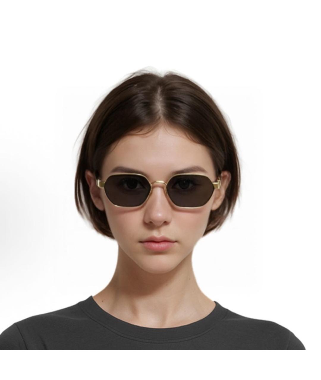GUCCI Черные пластиковые солнцезащитные очки, фото 5
