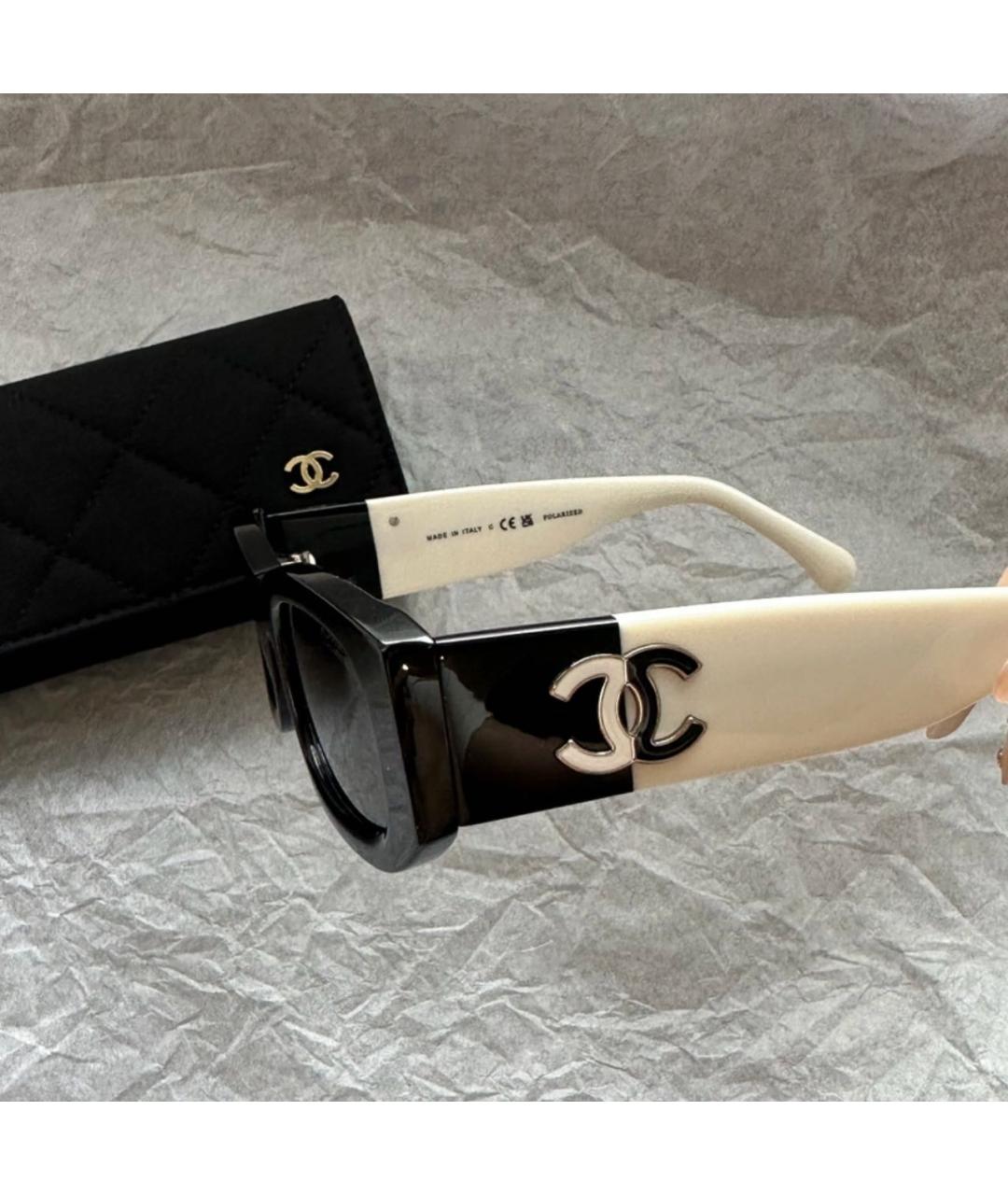 CHANEL Пластиковые солнцезащитные очки, фото 4