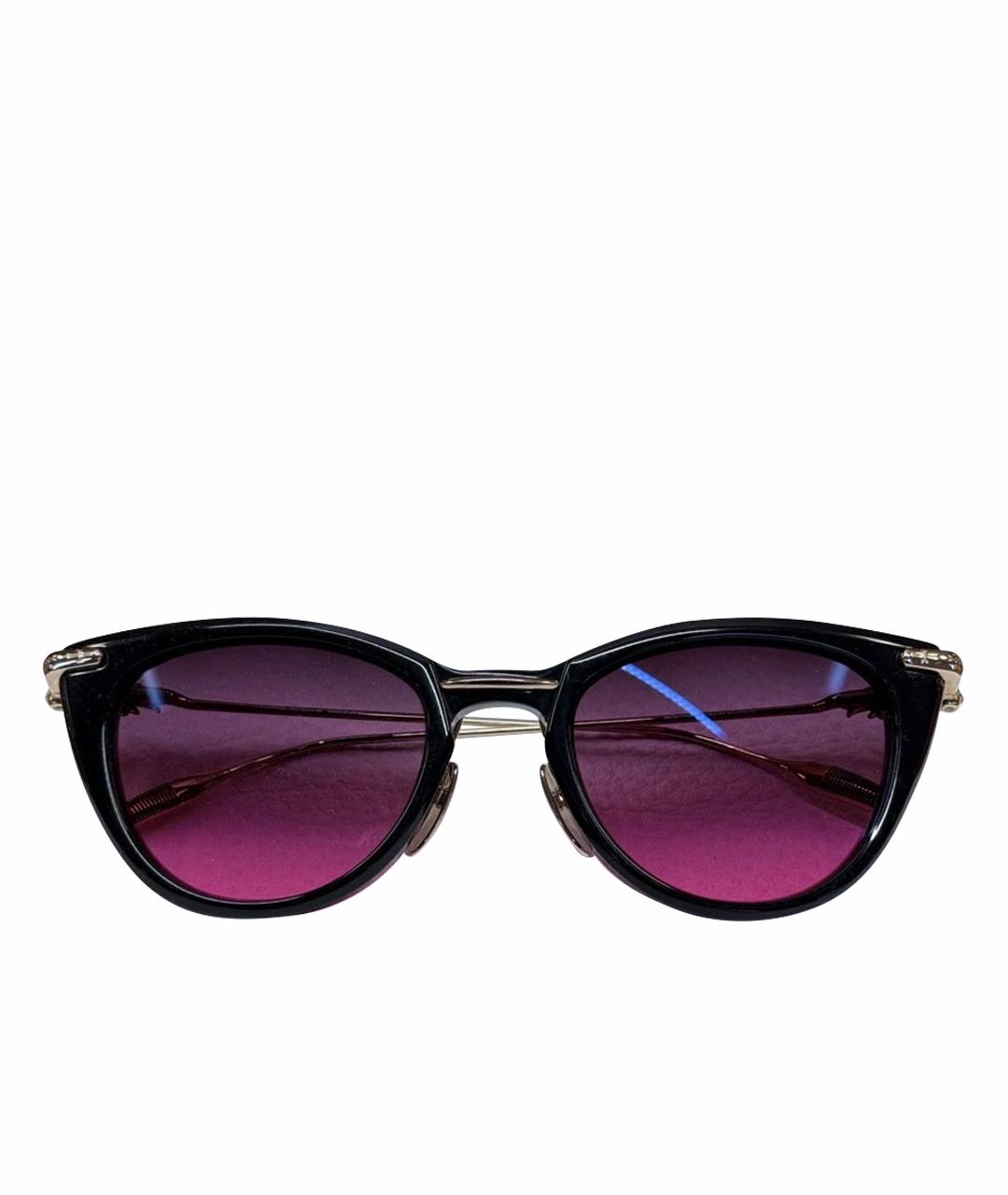 CHROME HEARTS Черные пластиковые солнцезащитные очки, фото 1