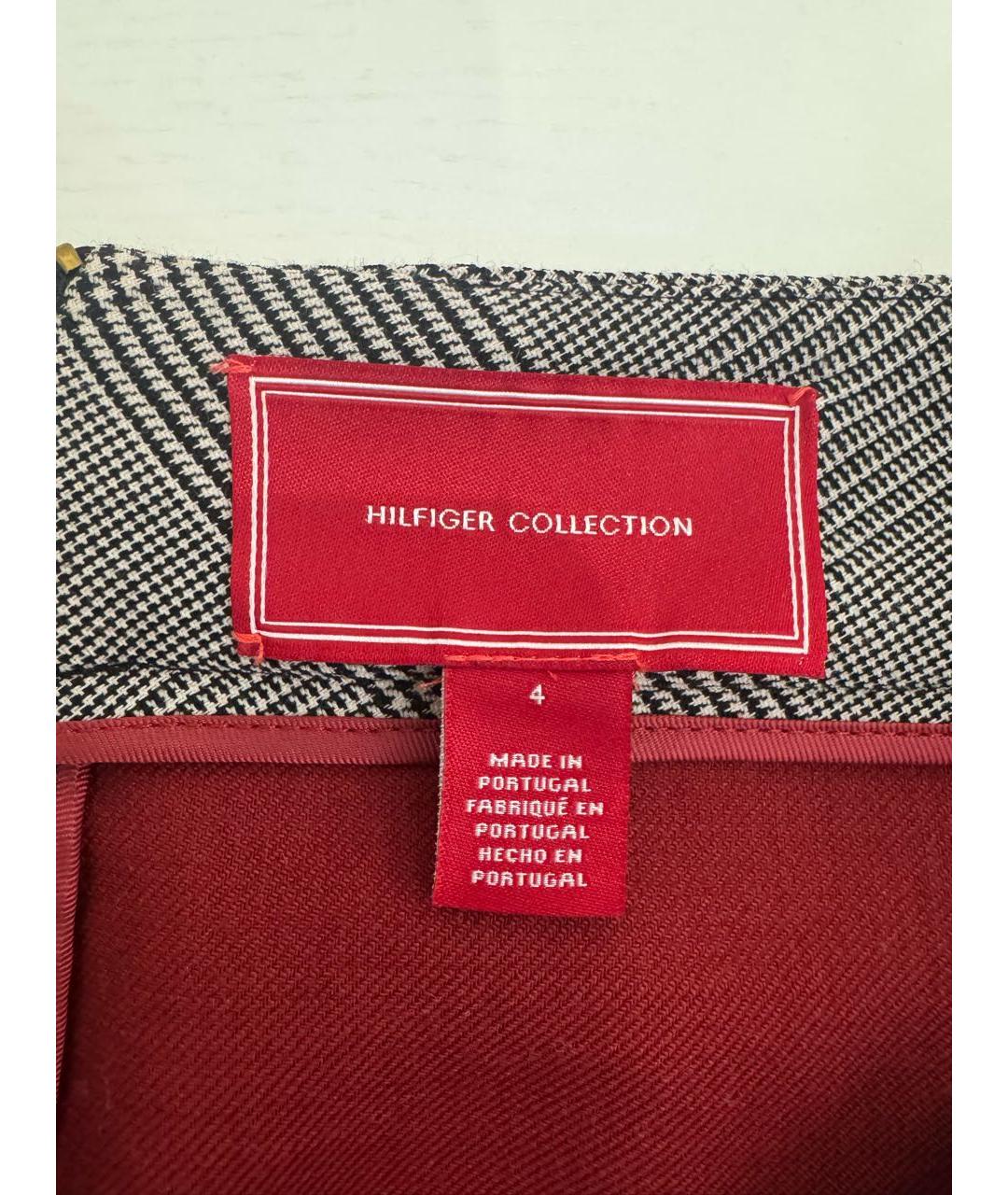 TOMMY HILFIGER Серая шерстяная юбка мини, фото 3