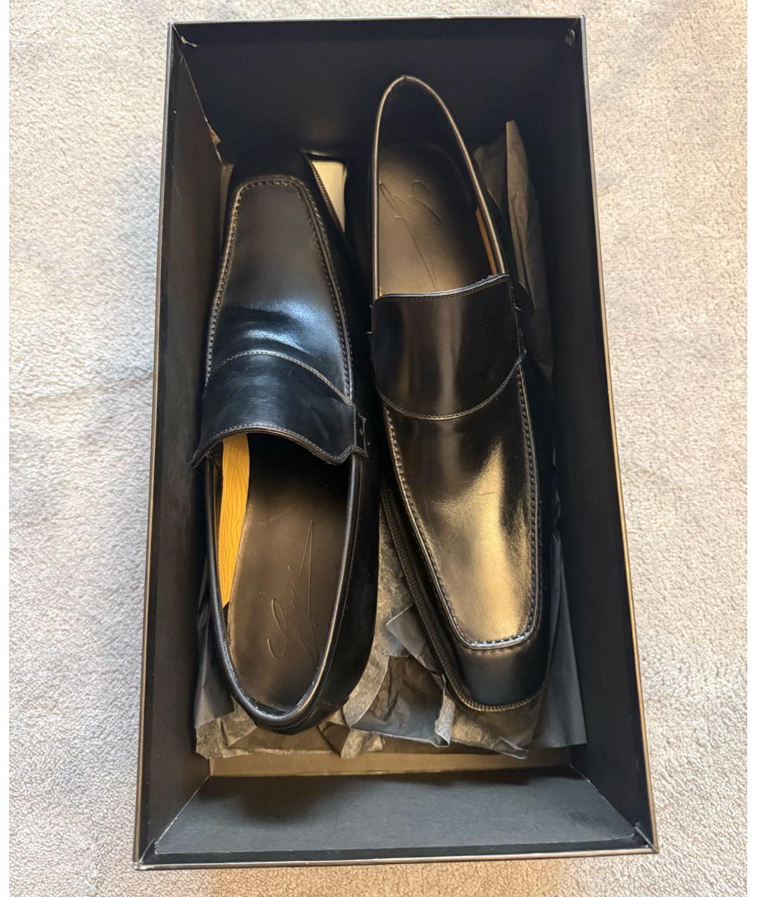 GUCCI Черные кожаные туфли, фото 8