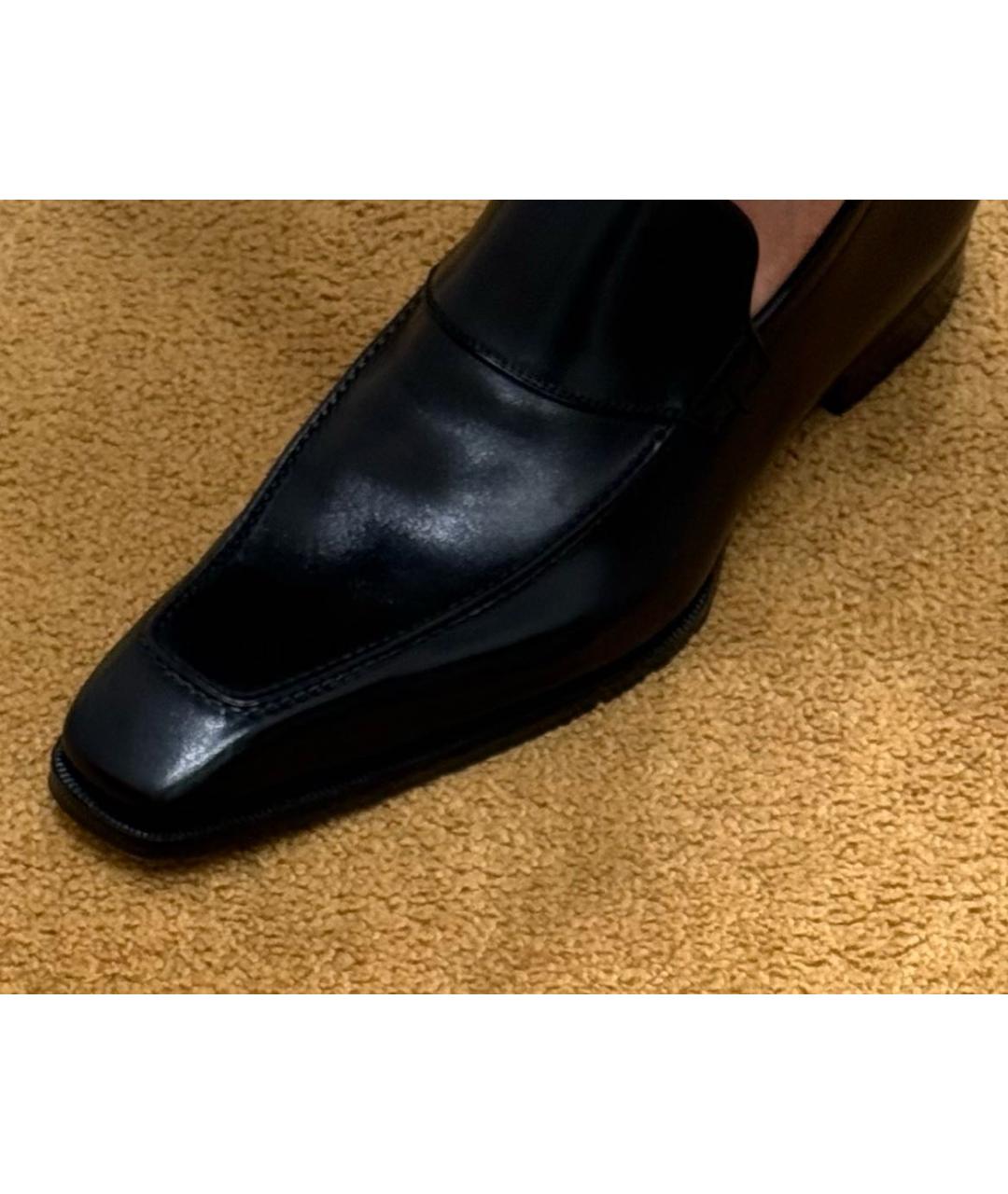 GUCCI Черные кожаные туфли, фото 6