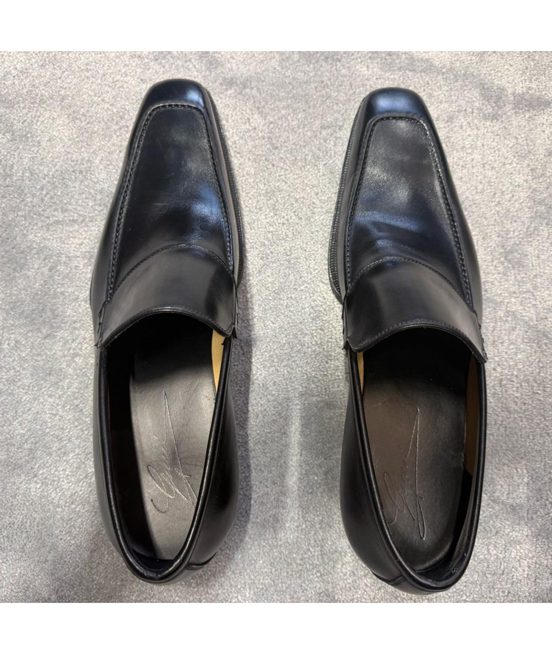 GUCCI Черные кожаные туфли, фото 3