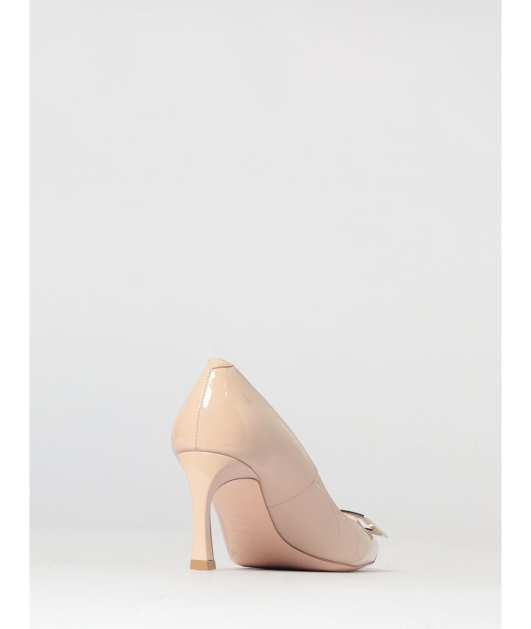 ROGER VIVIER Бежевые кожаные туфли, фото 3