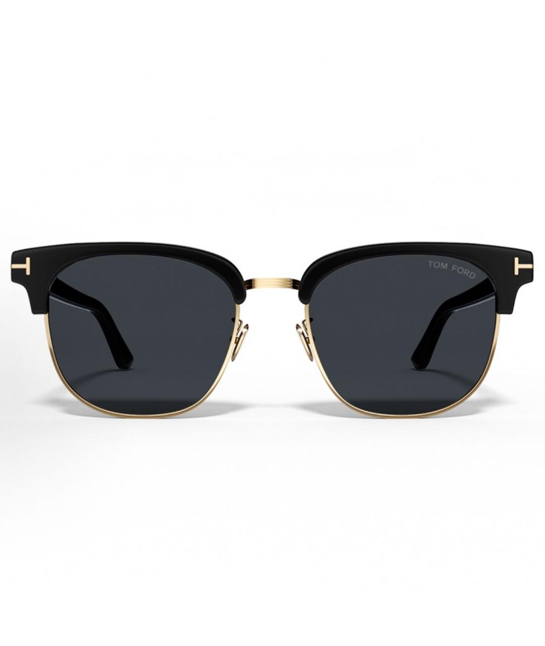 TOM FORD Черные пластиковые солнцезащитные очки, фото 2