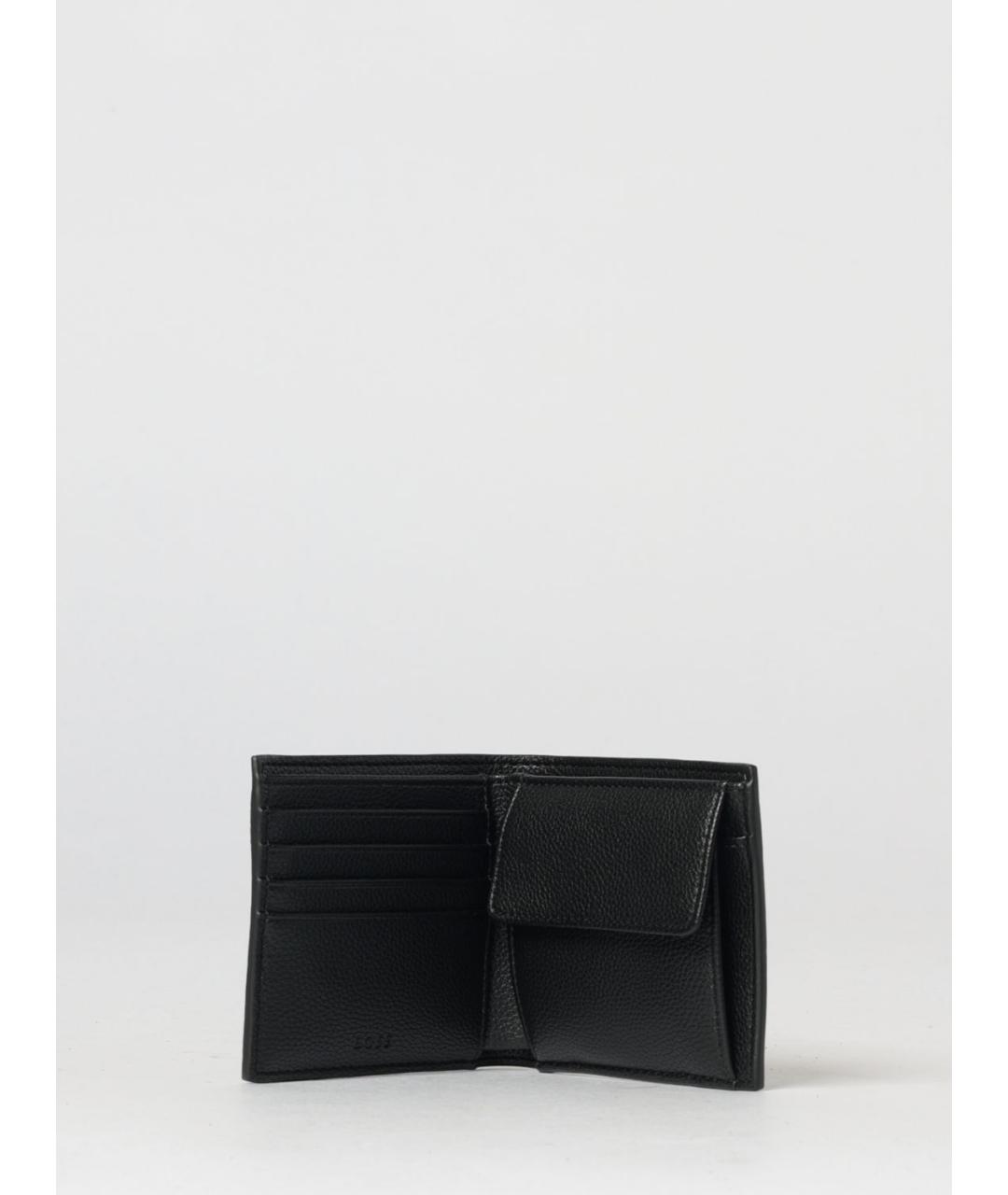 HUGO BOSS Черный кошелек из искусственной кожи, фото 2
