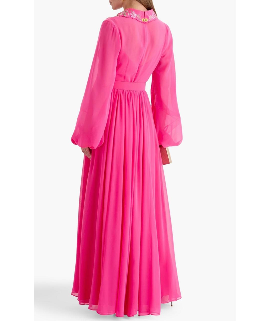 BADGLEY MISCHKA Розовое полиэстеровое платье, фото 3