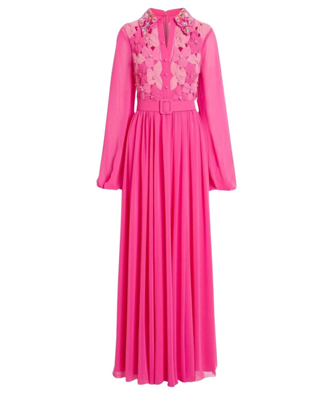 BADGLEY MISCHKA Розовое полиэстеровое платье, фото 1