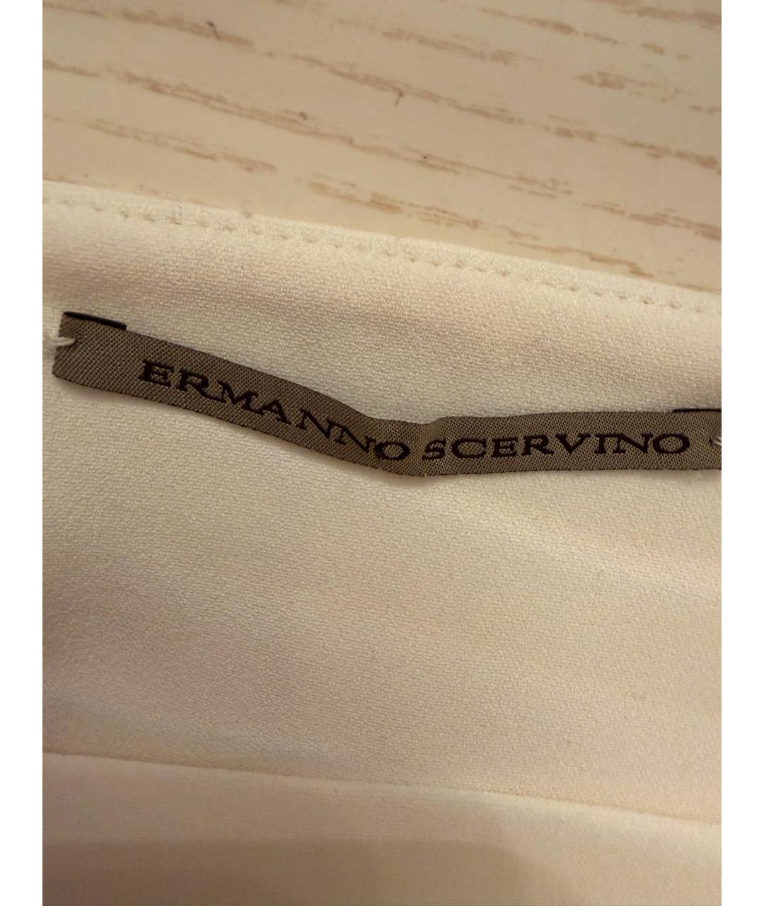 ERMANNO SCERVINO Белая вискозная юбка макси, фото 2