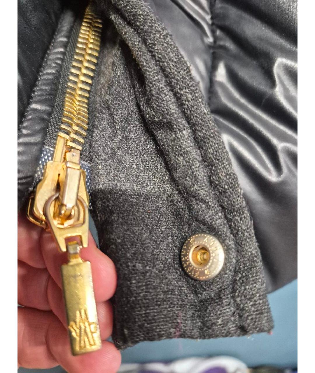 MONCLER Черный жилет, фото 8