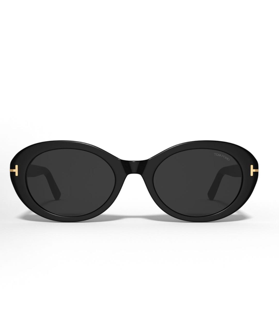 TOM FORD Черные пластиковые солнцезащитные очки, фото 2