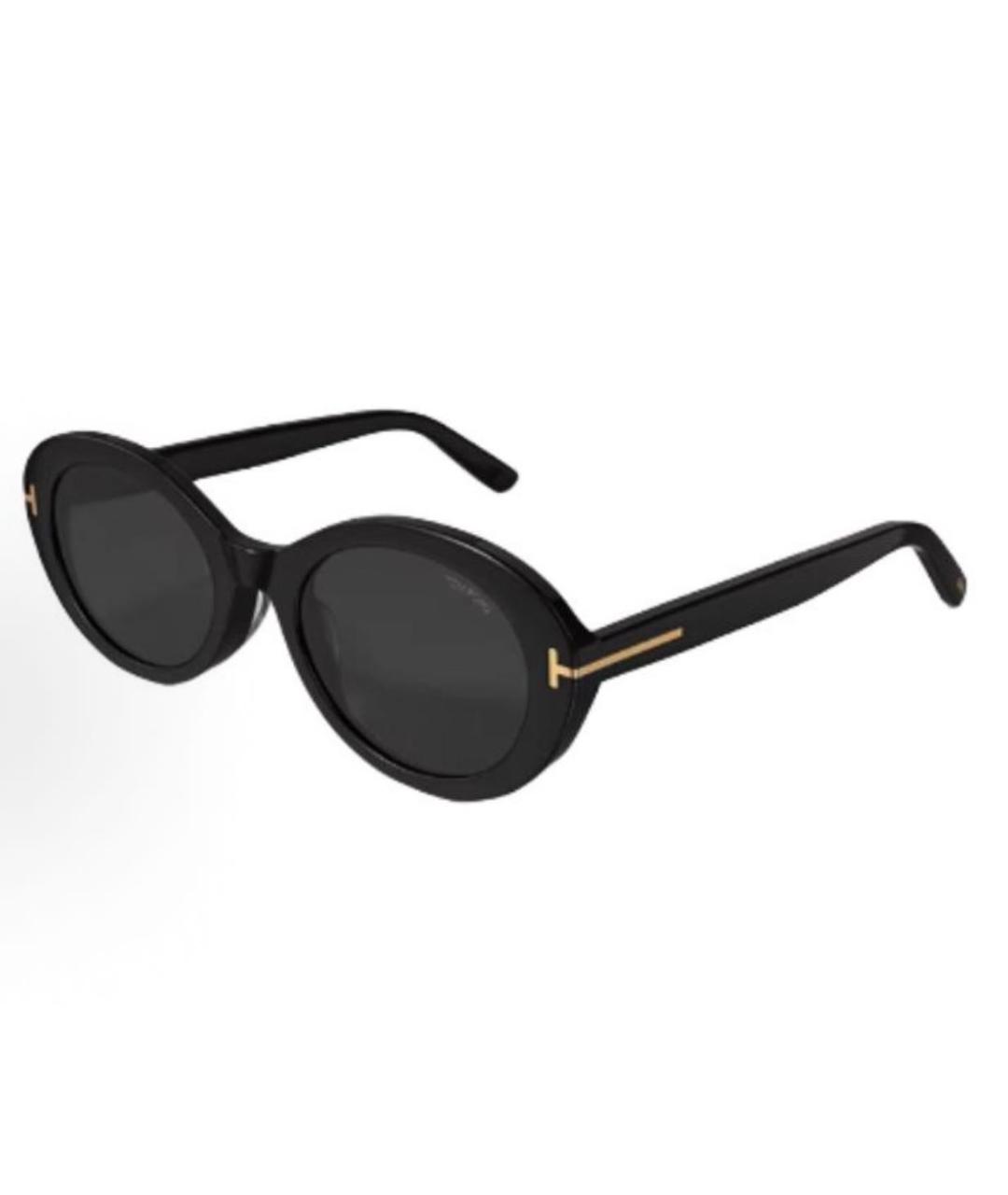 TOM FORD Черные пластиковые солнцезащитные очки, фото 7
