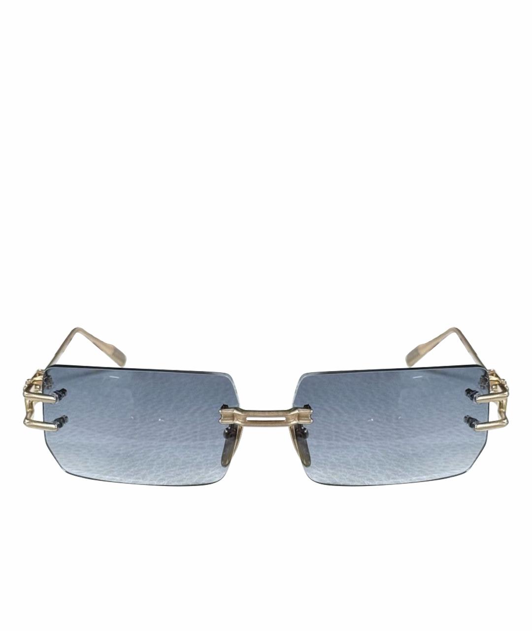 CHROME HEARTS Золотые металлические солнцезащитные очки, фото 1