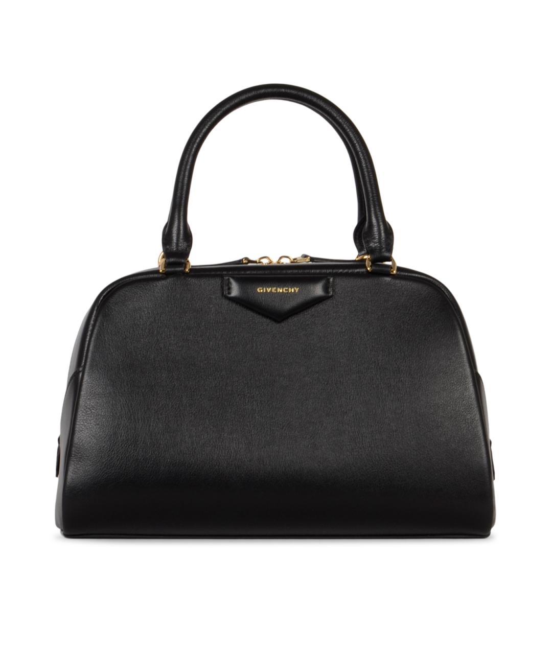 GIVENCHY Черная кожаная сумка тоут, фото 1