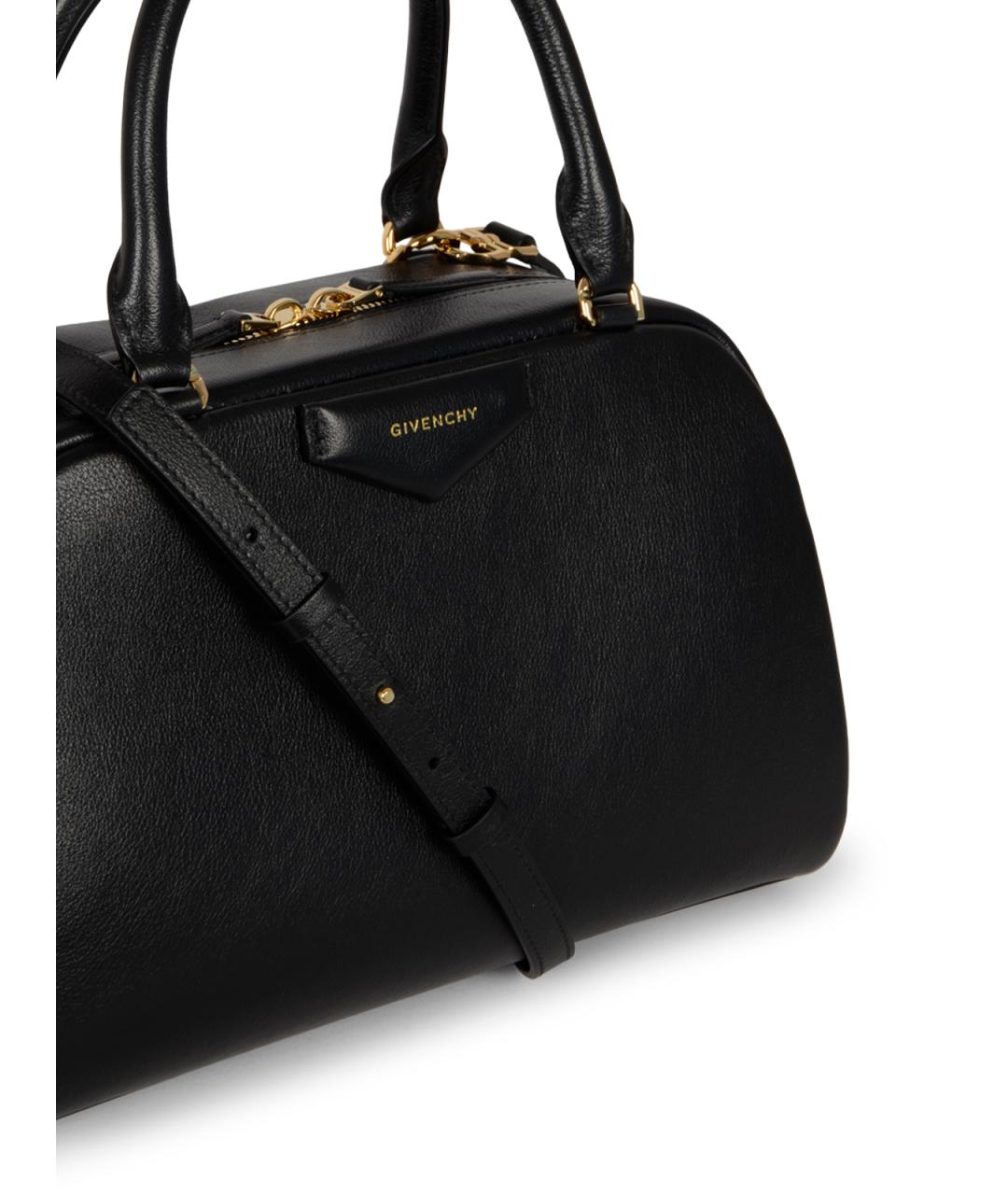 GIVENCHY Черная кожаная сумка тоут, фото 4