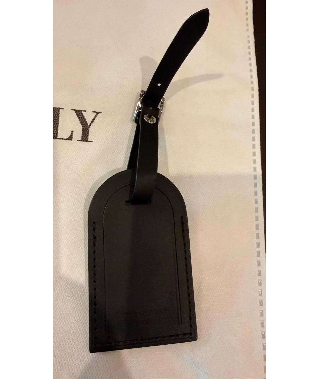 LOUIS VUITTON Черный брелок, фото 5