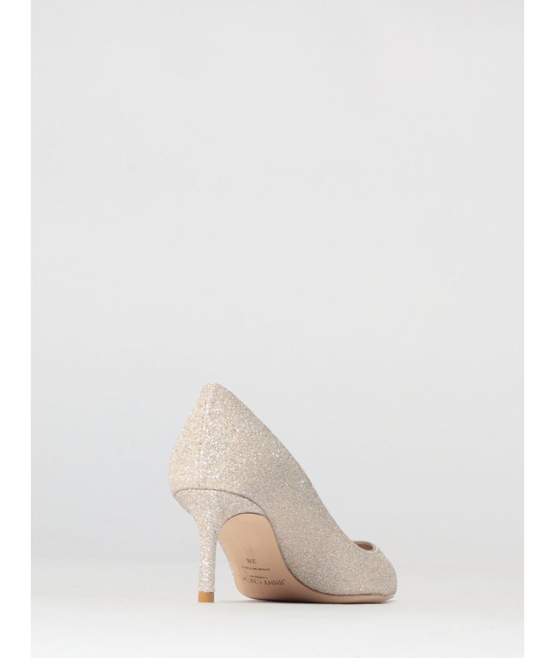 JIMMY CHOO Бежевые кожаные туфли, фото 3