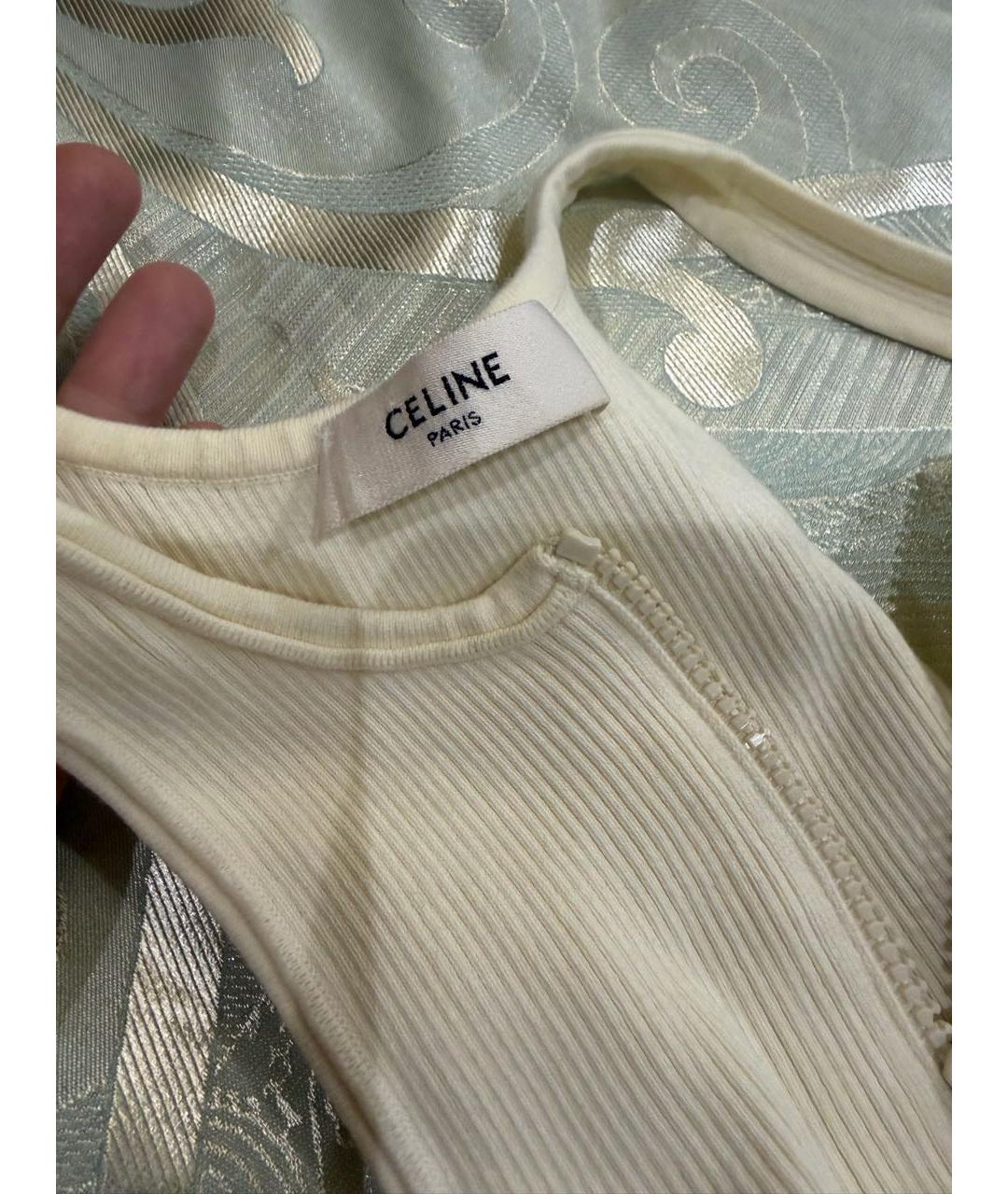 CELINE Бежевое боди, фото 4
