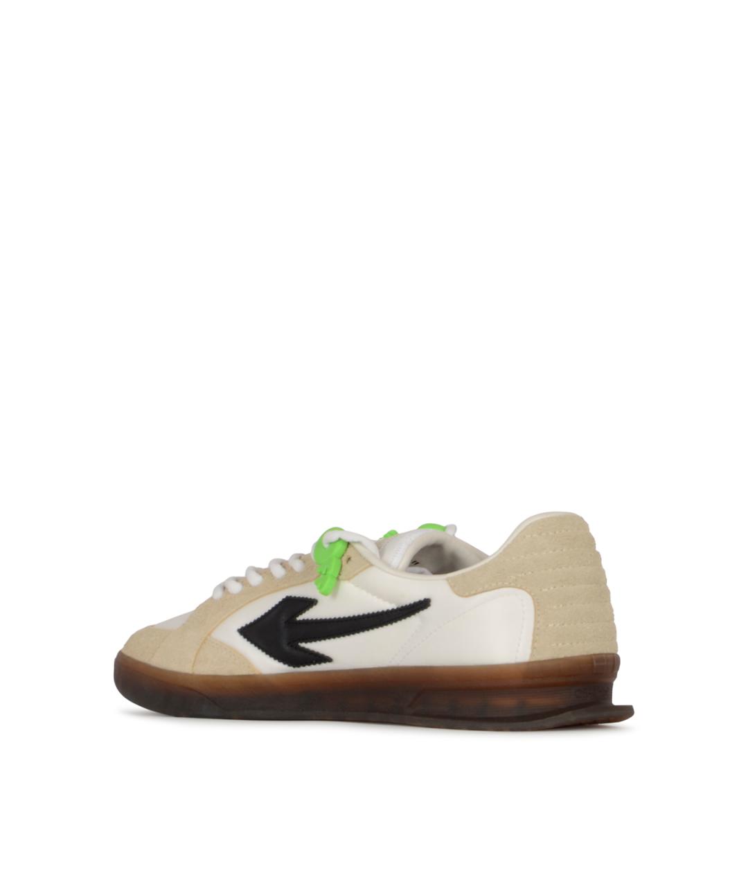 OFF-WHITE Мульти замшевые низкие кроссовки / кеды, фото 3